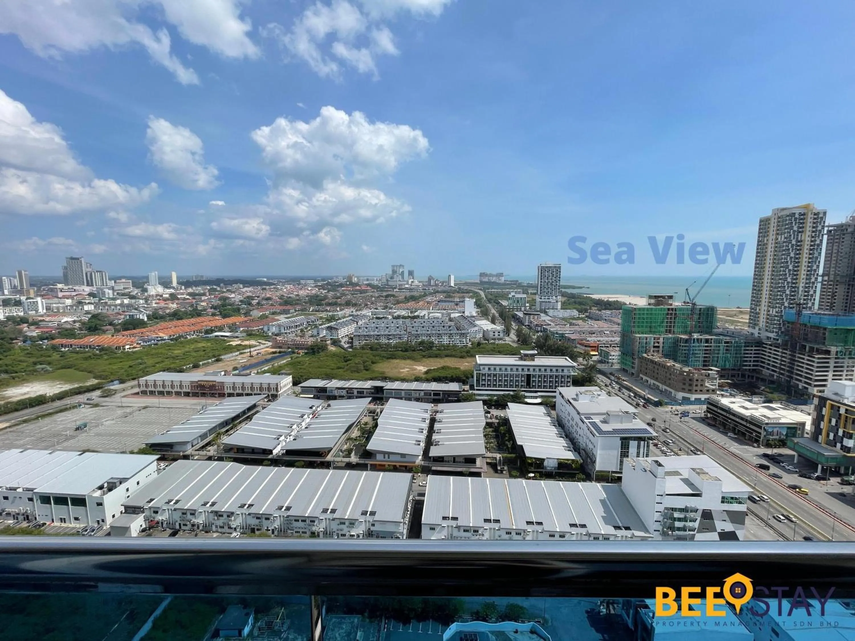 City view in The Wave Suites Melaka