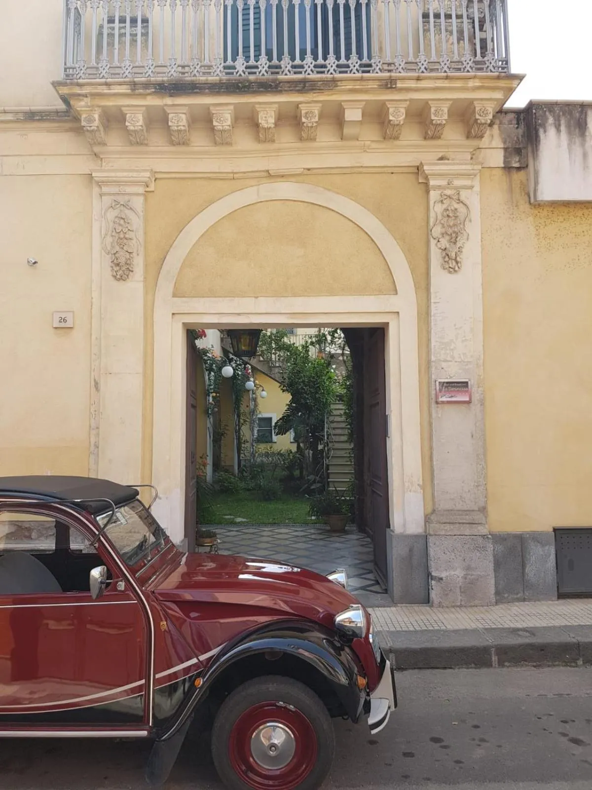 Property building in La Baronessa B&B