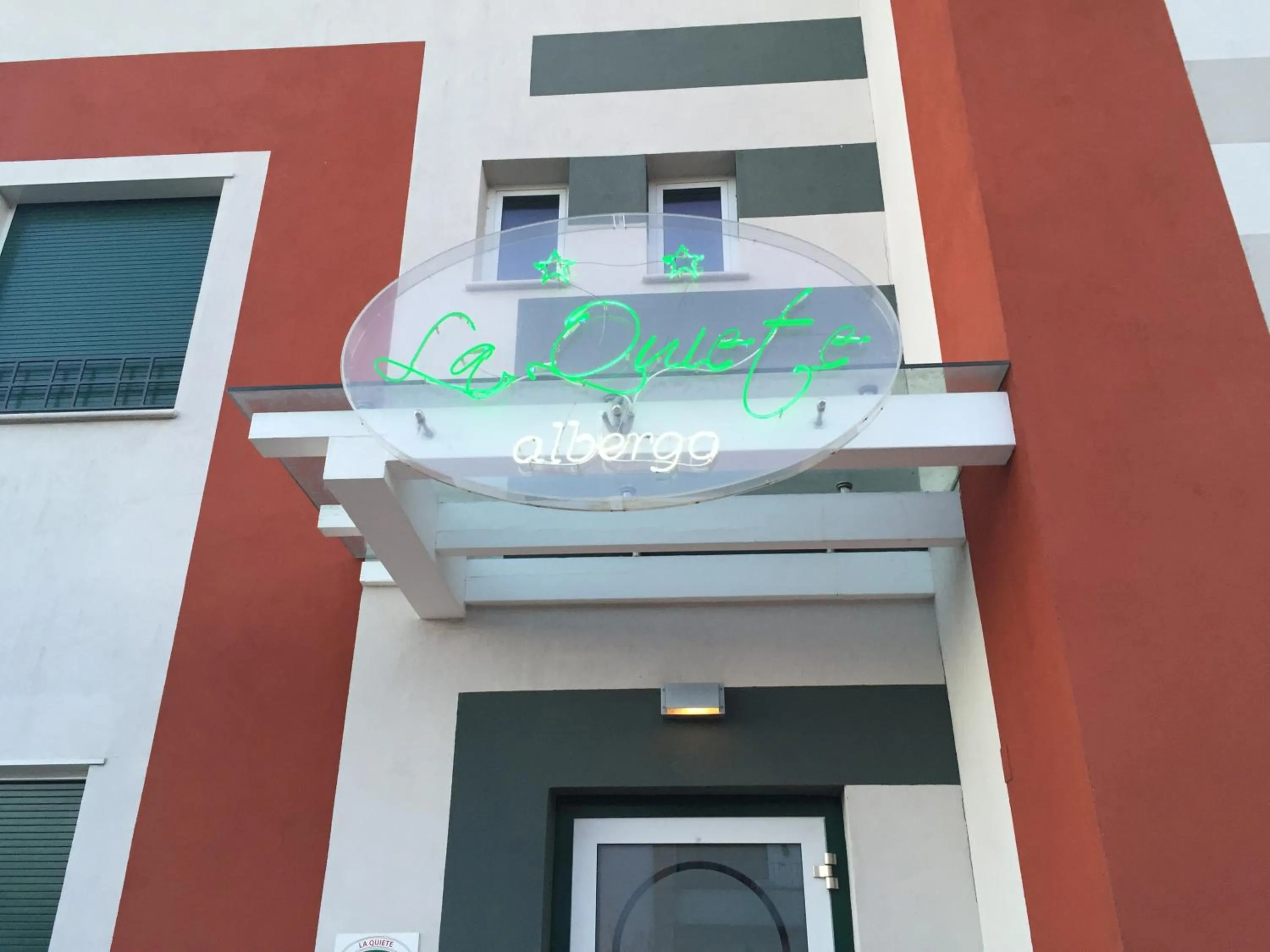 Decorative detail in Albergo La Quiete