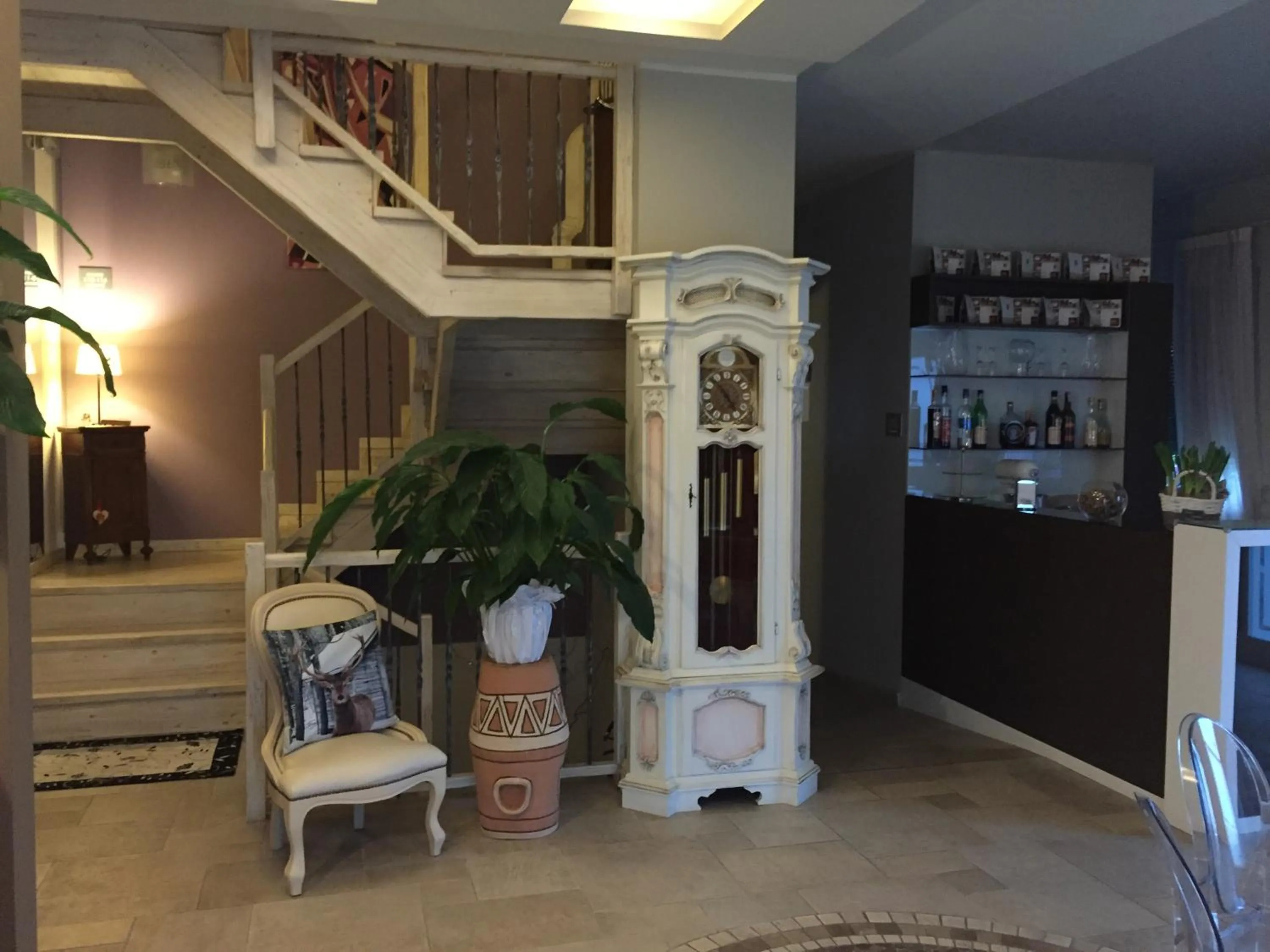 Lobby or reception in Albergo La Quiete