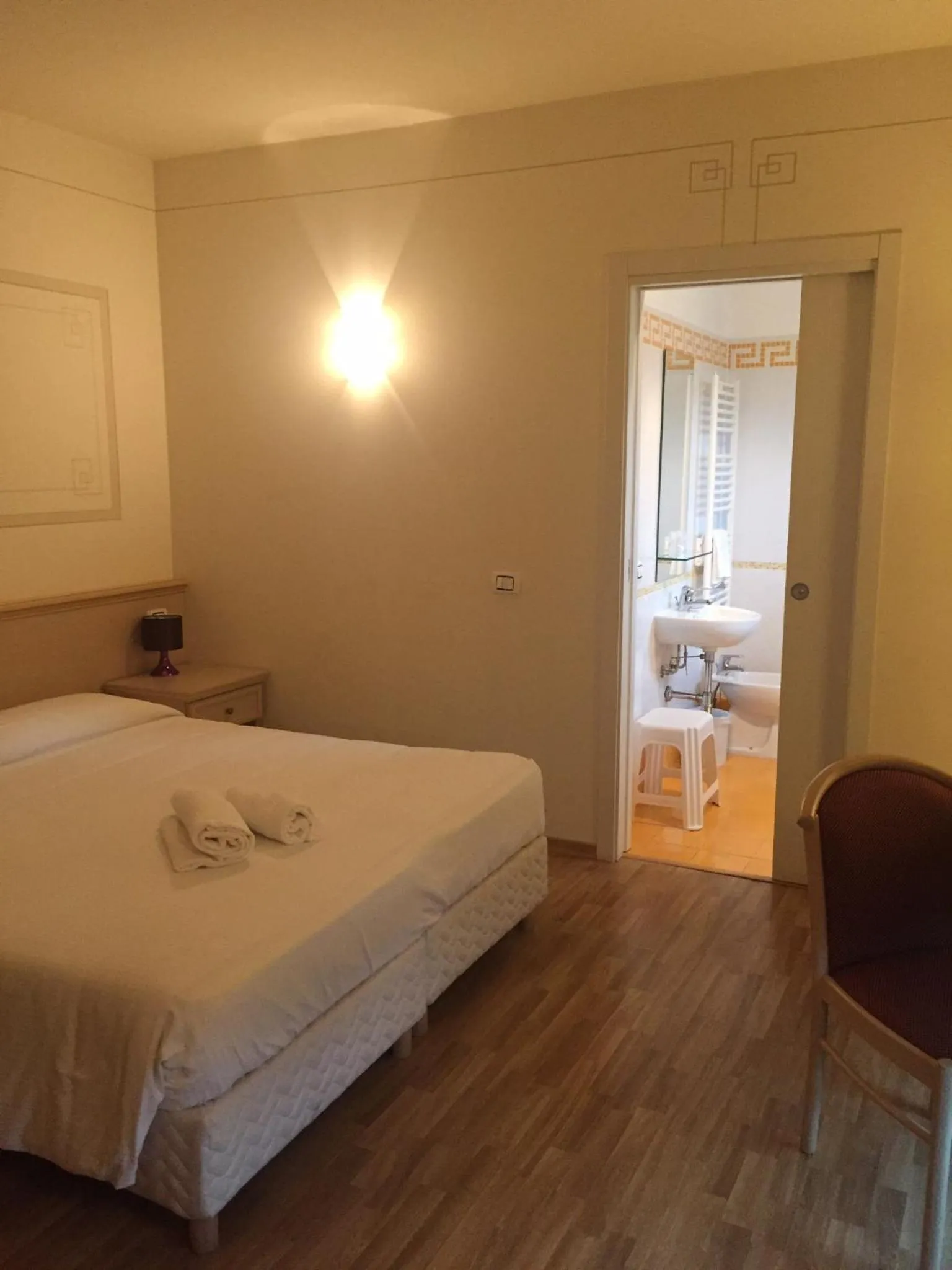Photo of the whole room, Bed in Albergo La Quiete