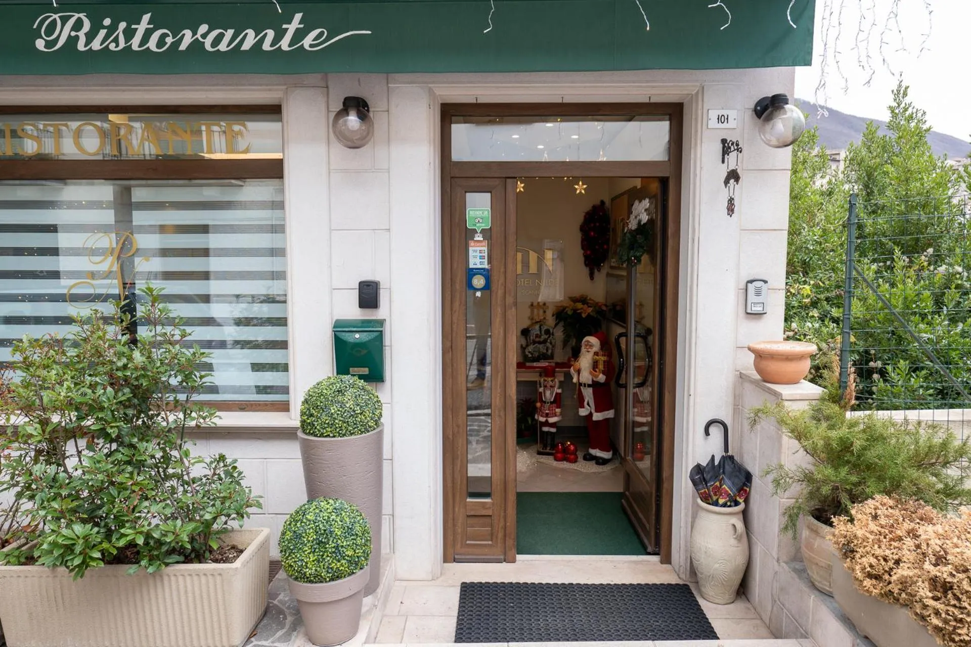 Facade/entrance in Hotel Nilde