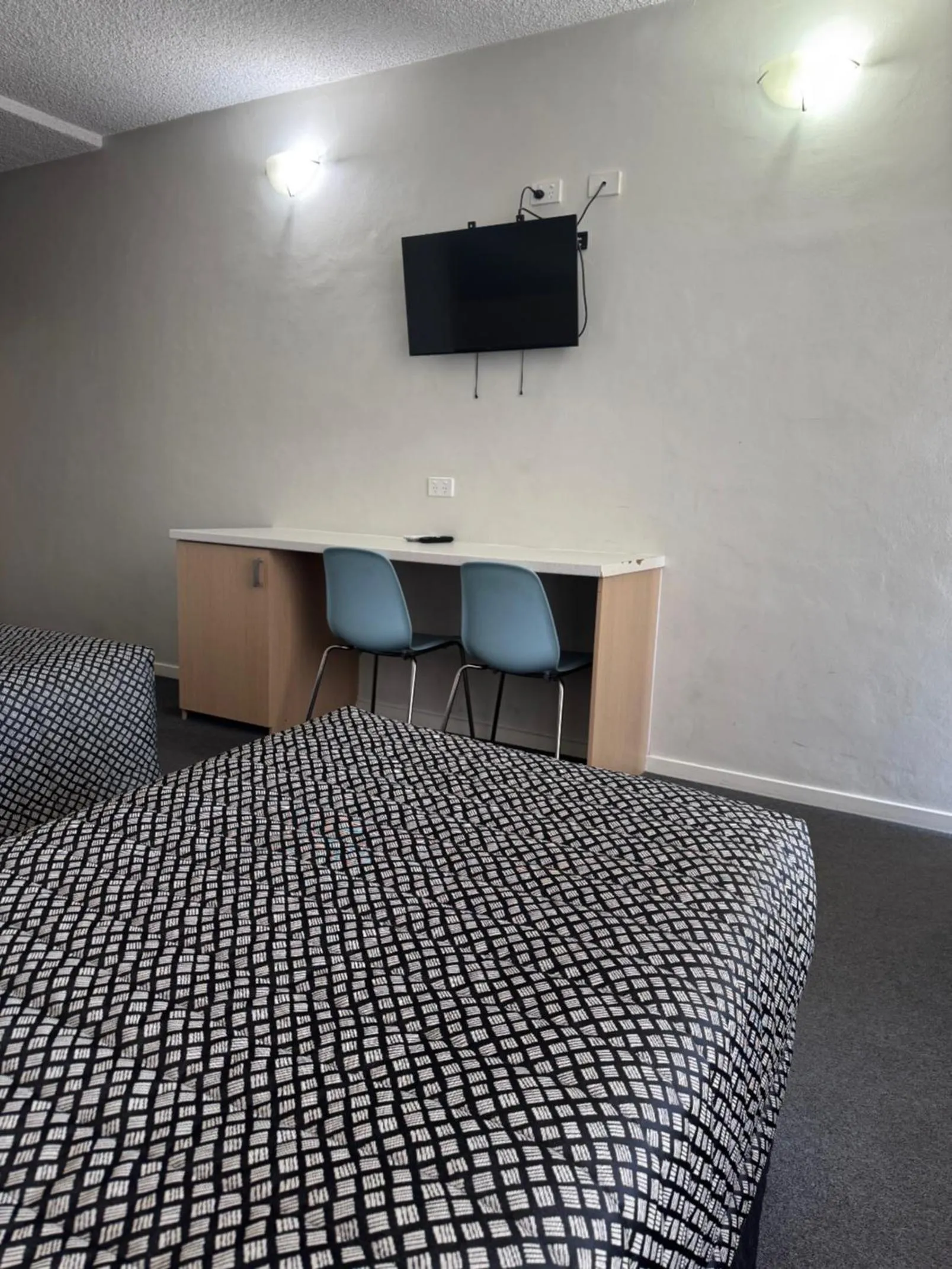 Bed in The Sands Motel Adelaide