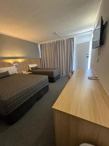 Bed in The Sands Motel Adelaide