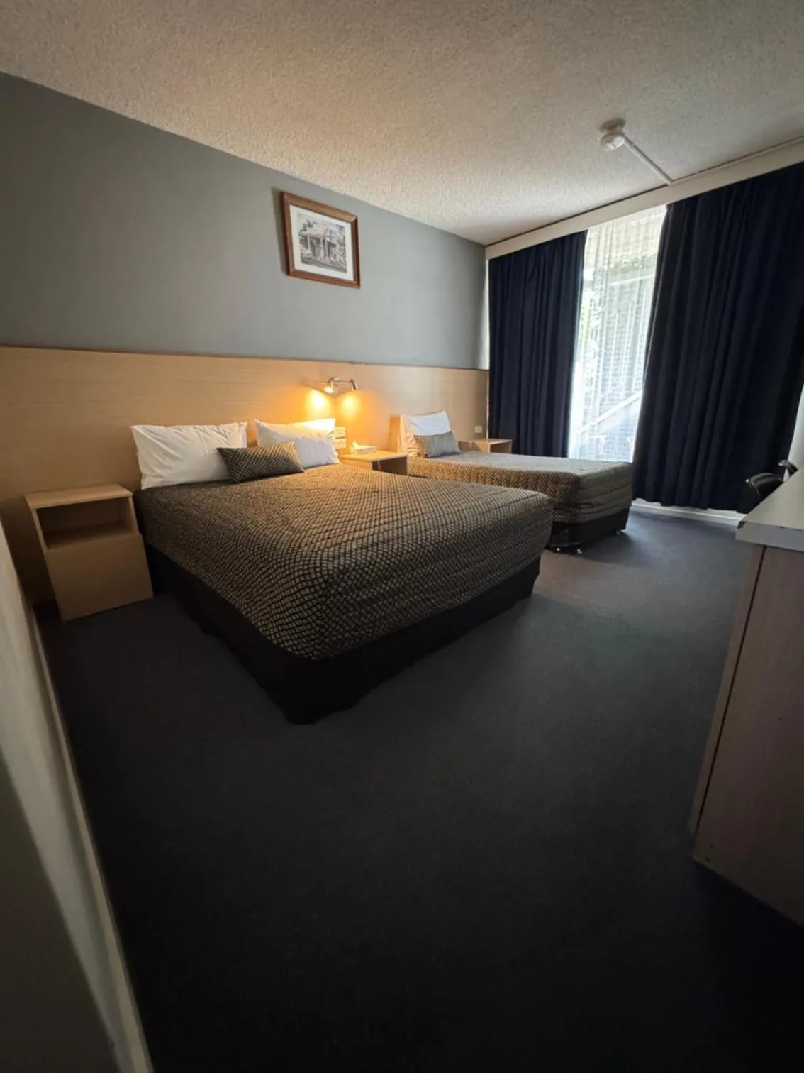 Bed in The Sands Motel Adelaide