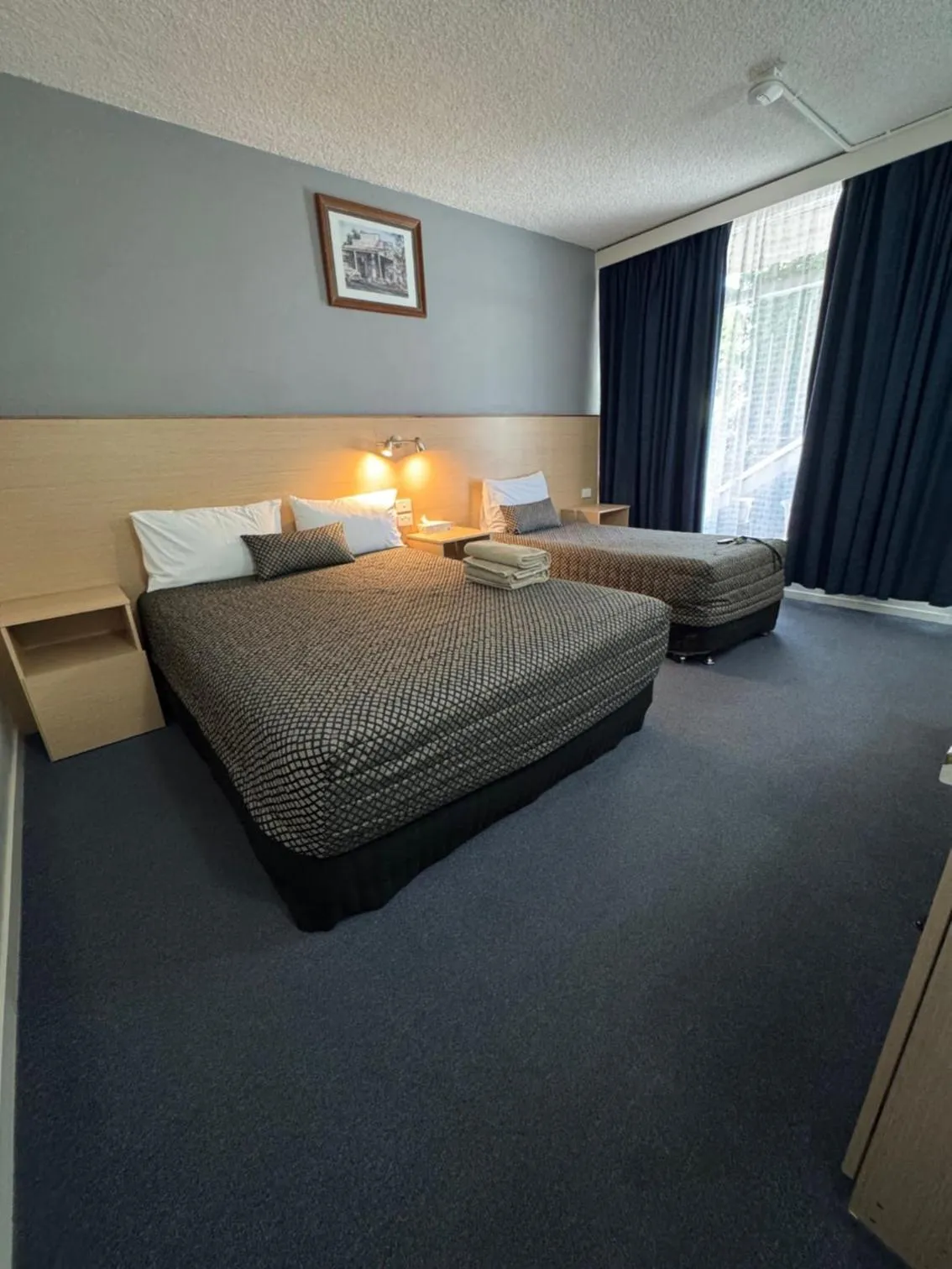 Bed in The Sands Motel Adelaide