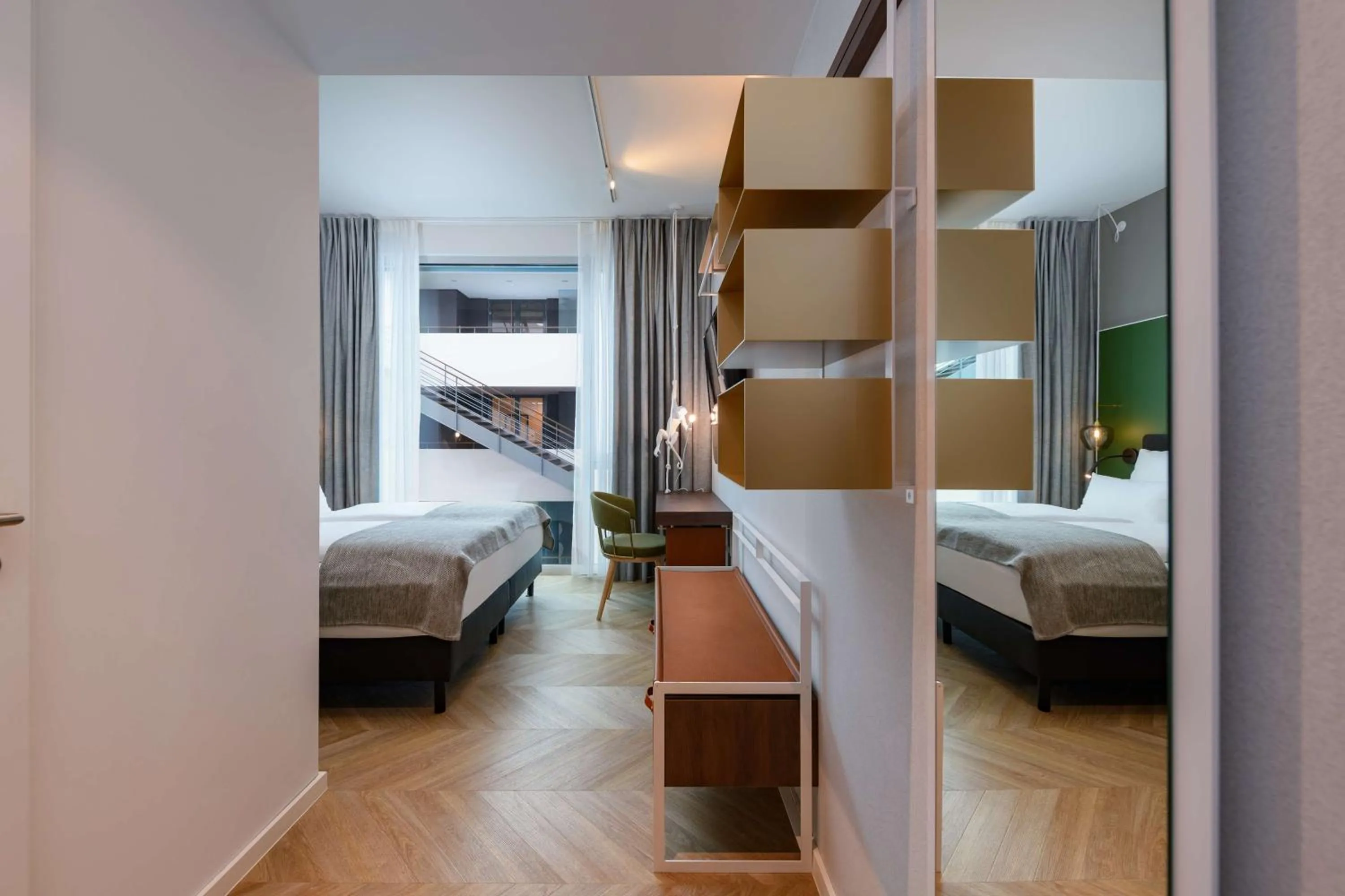 Bedroom, Bed in Flightgate Munich Airport Hotel, a member of Radisson Individuals