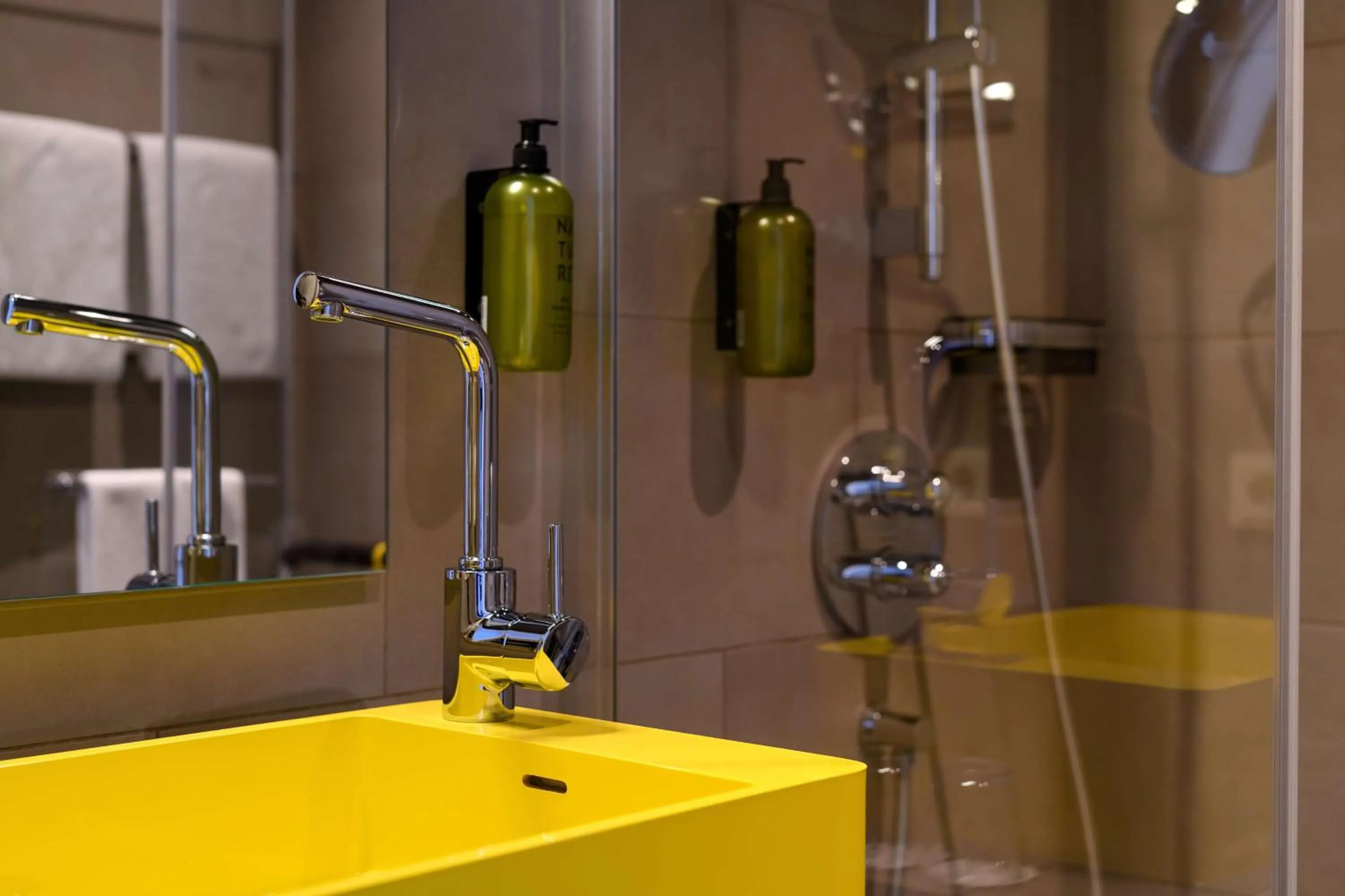 Bathroom in Flightgate Munich Airport Hotel, a member of Radisson Individuals