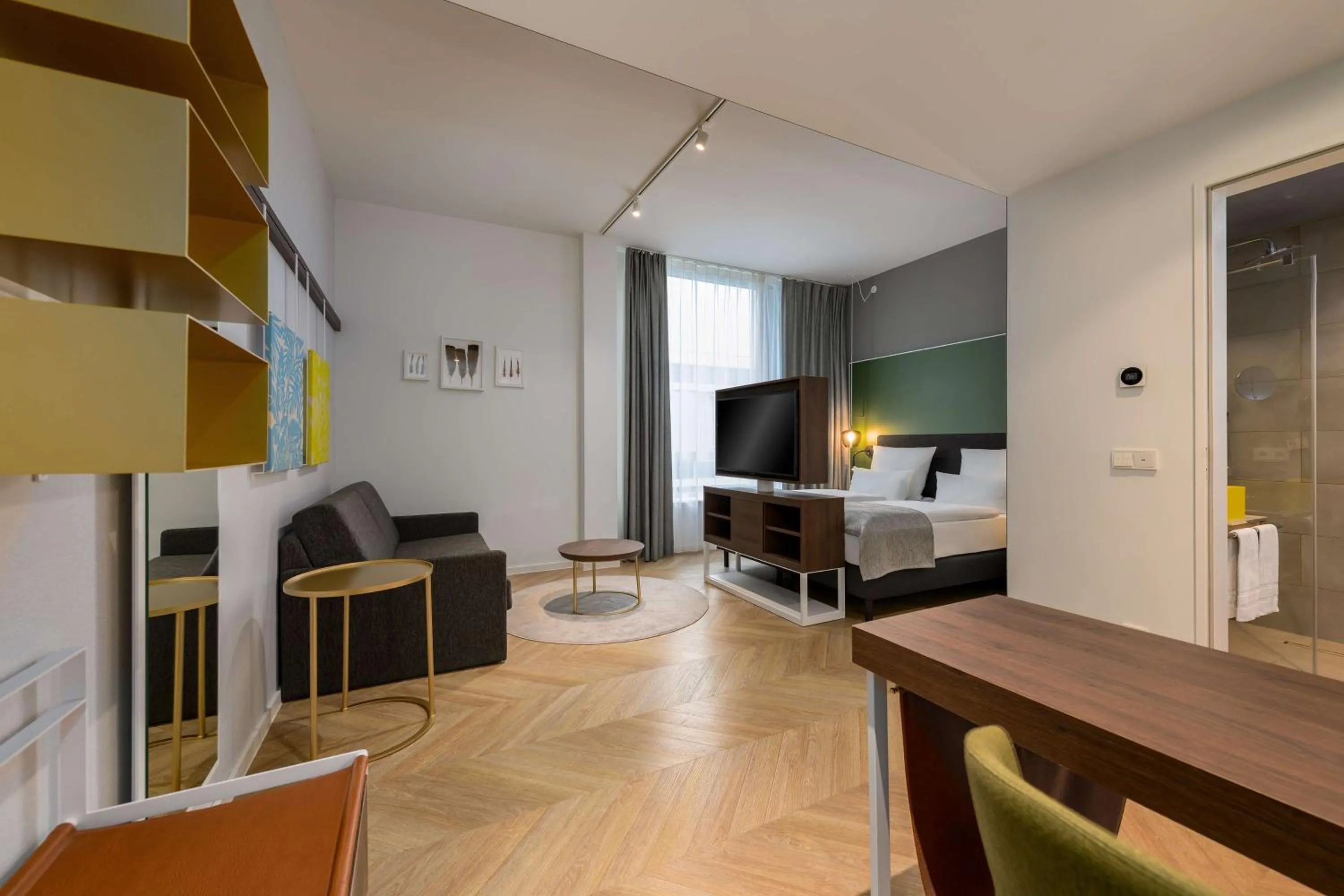 Bedroom, Bed in Flightgate Munich Airport Hotel, a member of Radisson Individuals