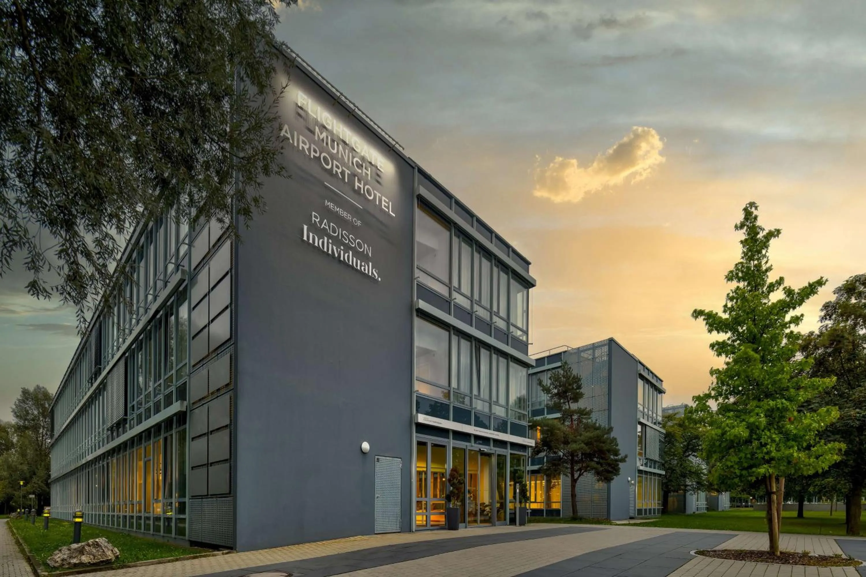 Property building in Flightgate Munich Airport Hotel, a member of Radisson Individuals