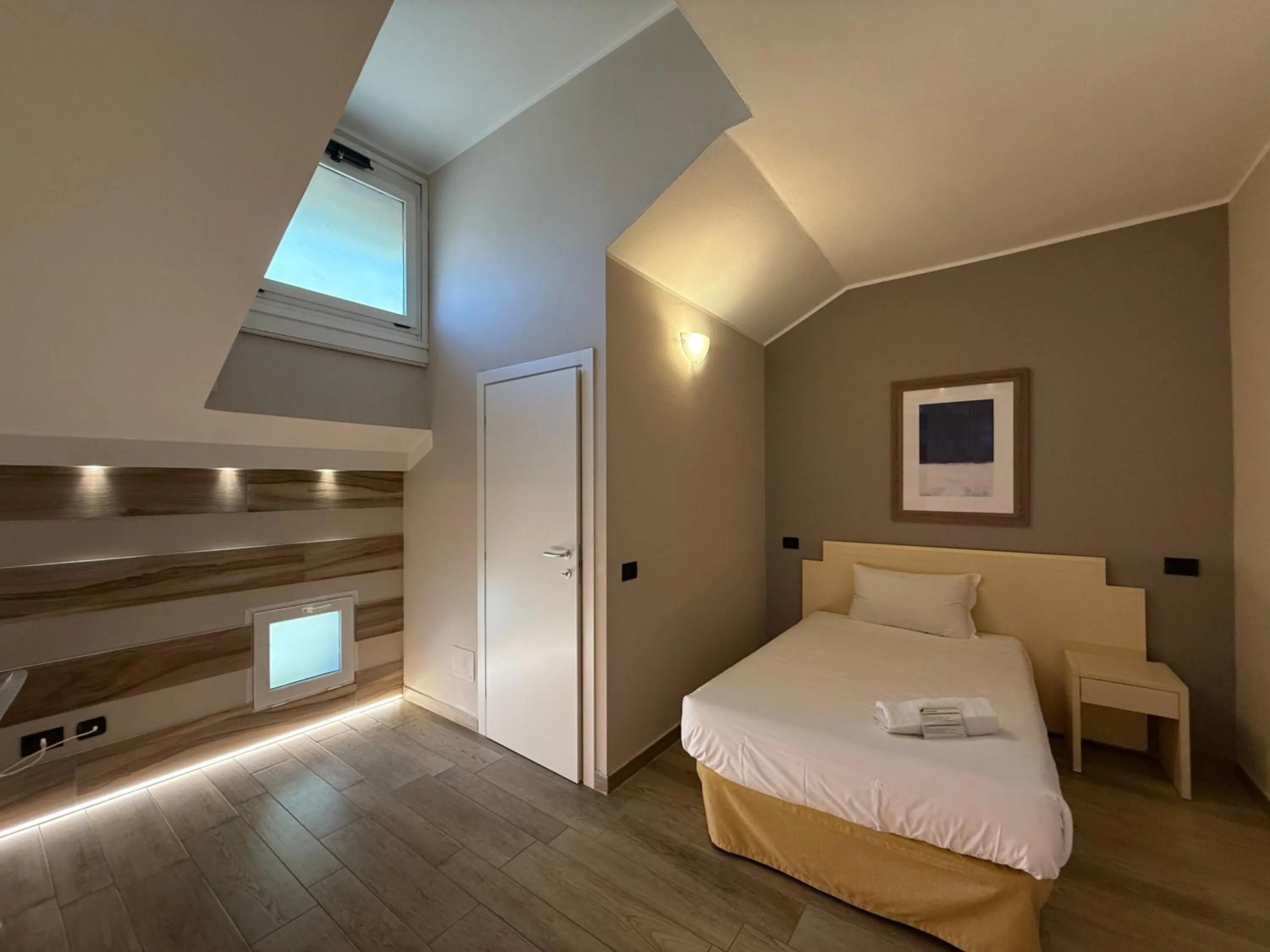 Bed in La Bergamina Hotel & Restaurant