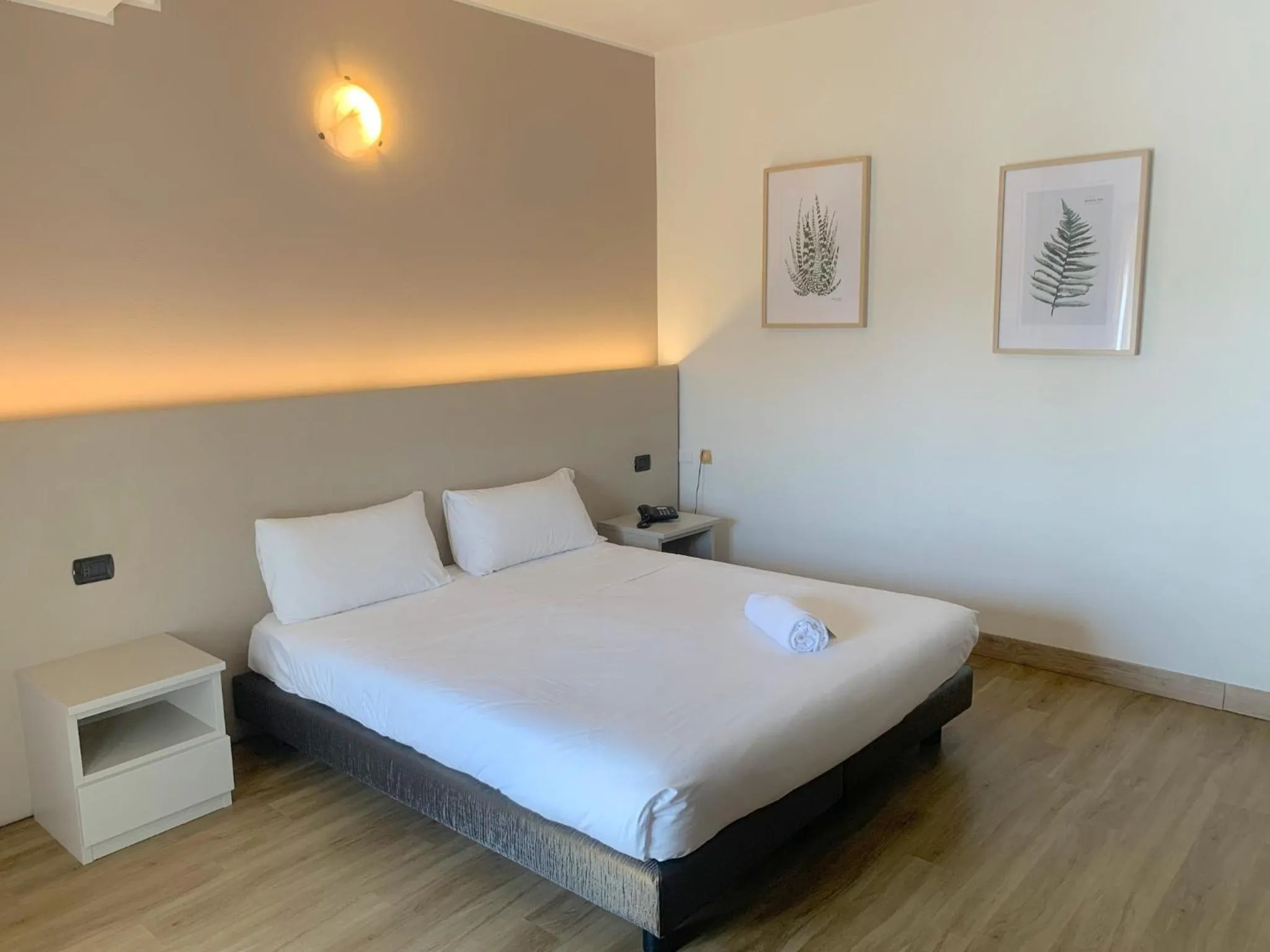 Bed in La Bergamina Hotel & Restaurant