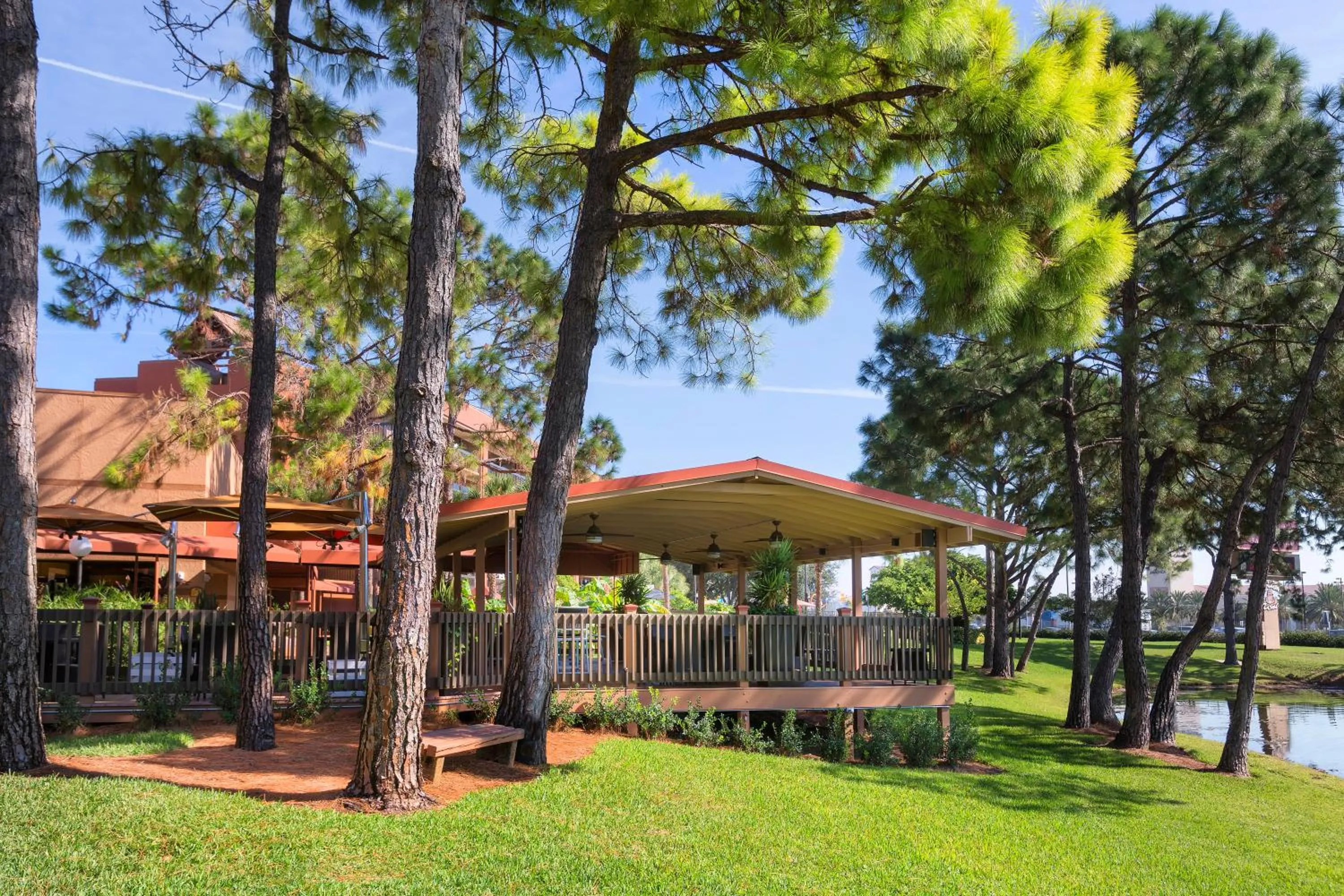 Patio in Rosen Inn Lake Buena Vista