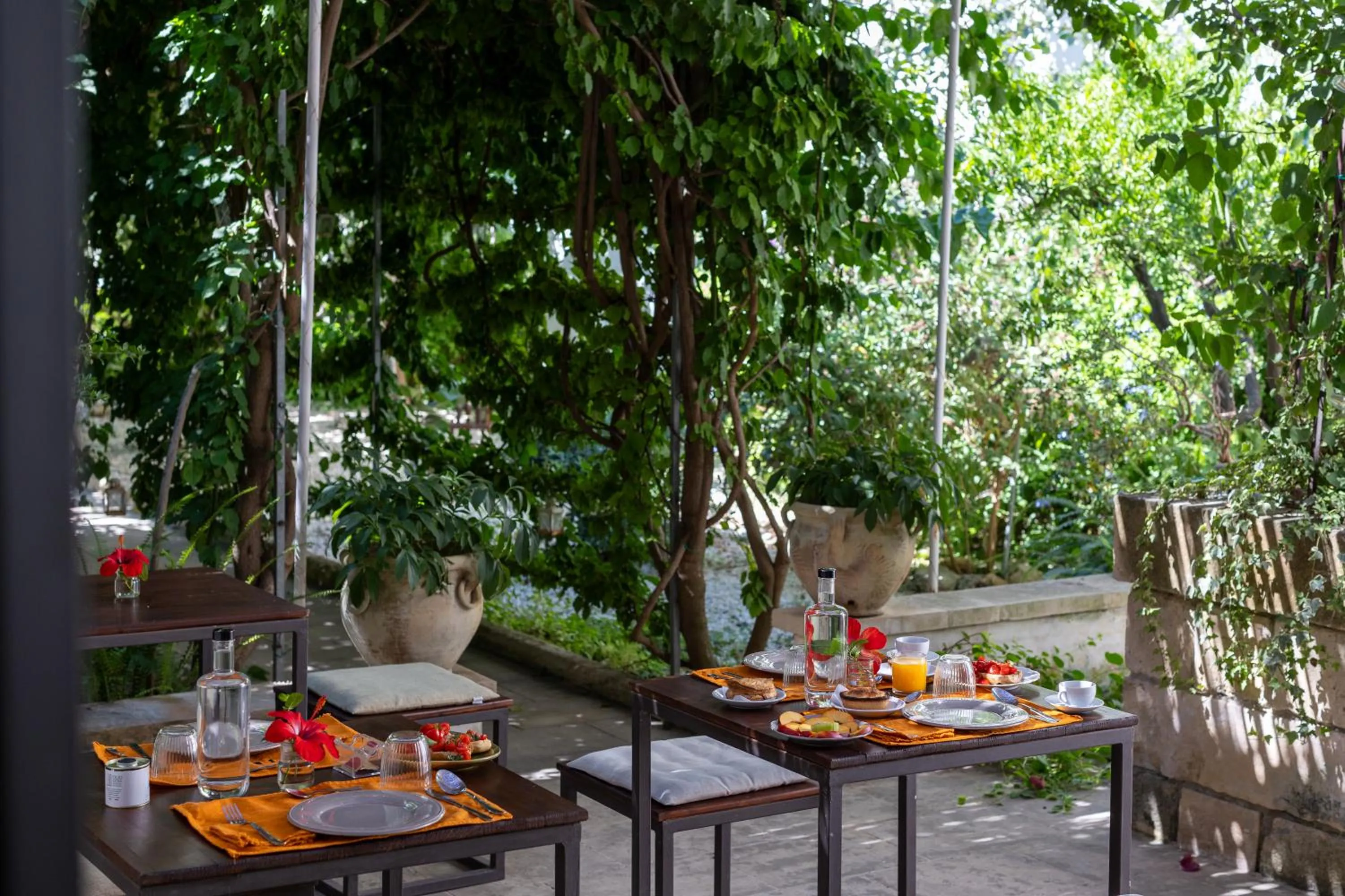 Patio in B&B Don Alessandro