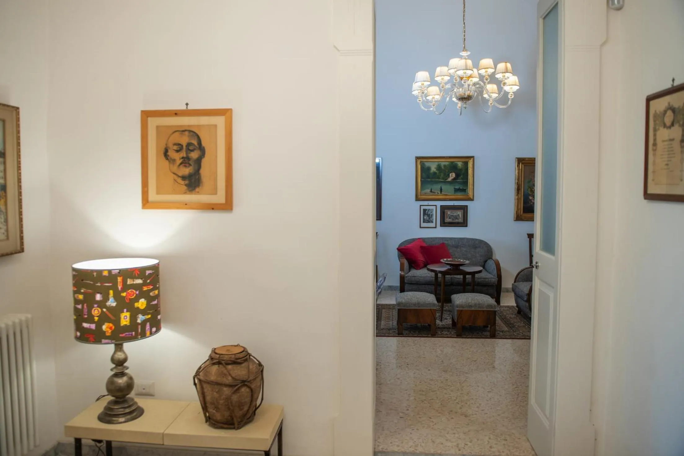 Living room, Bed in B&B Don Alessandro