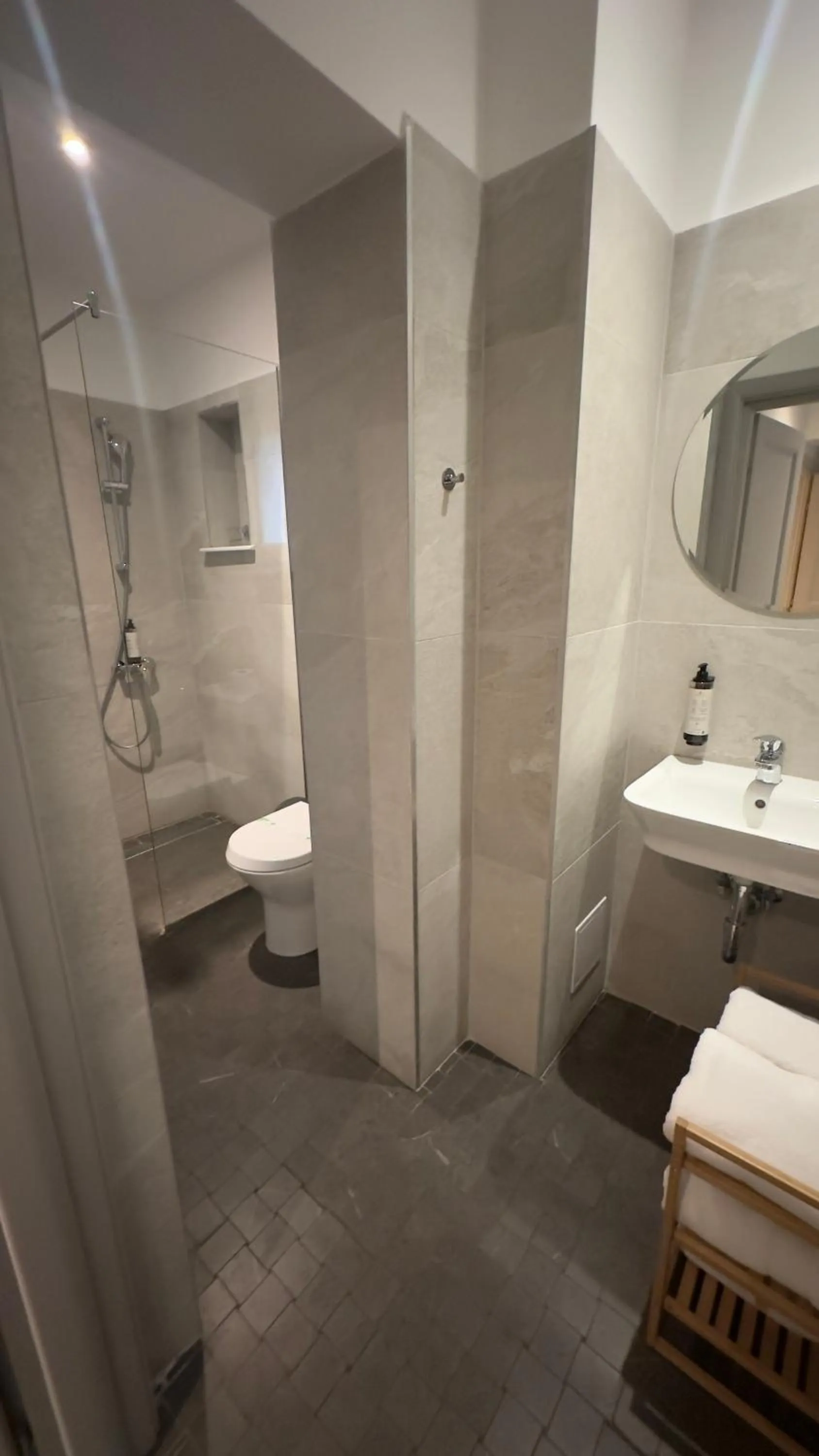 Shower in Villa Piazzetta