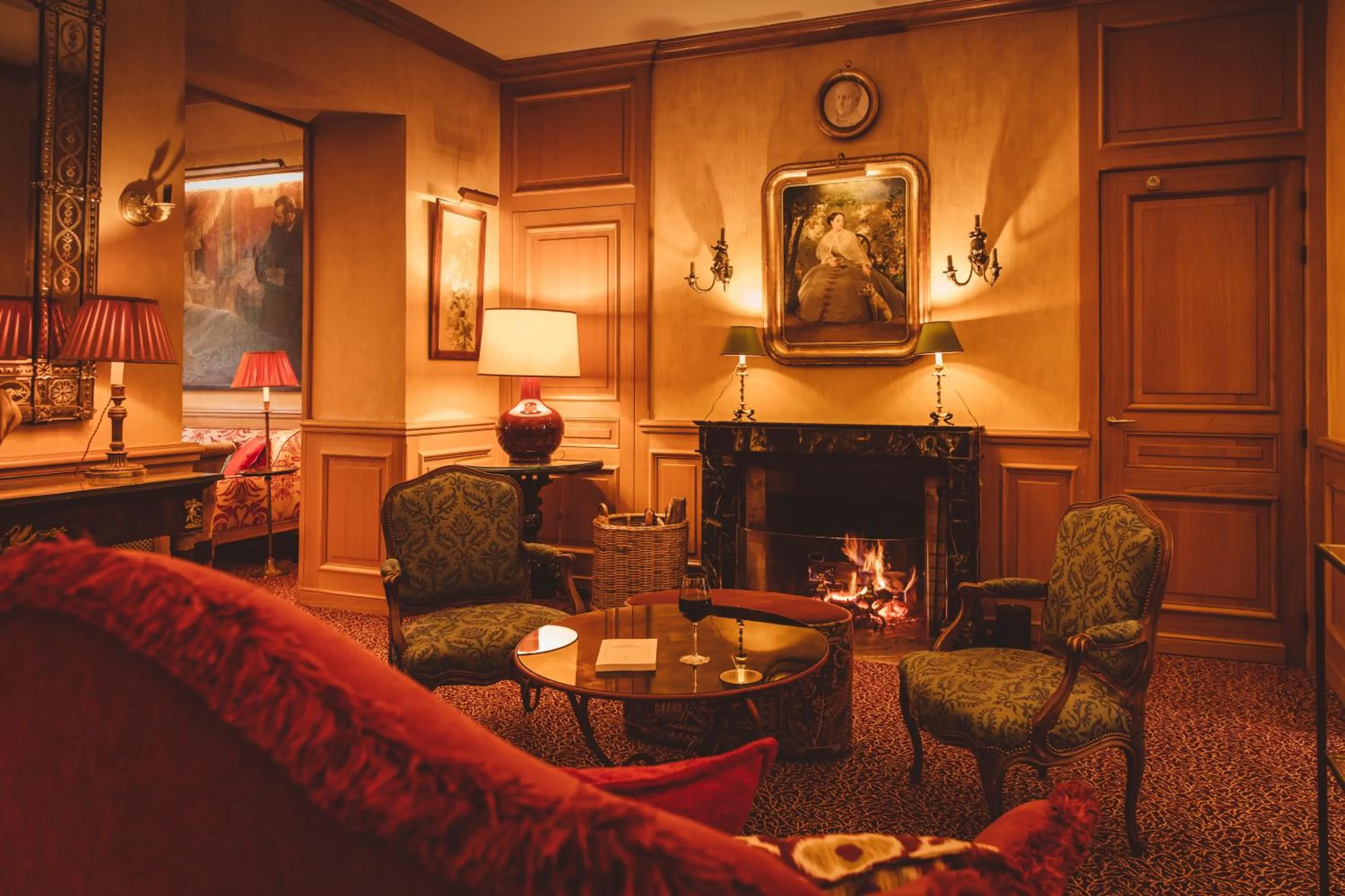 Living room in Hôtel de l'Abbaye