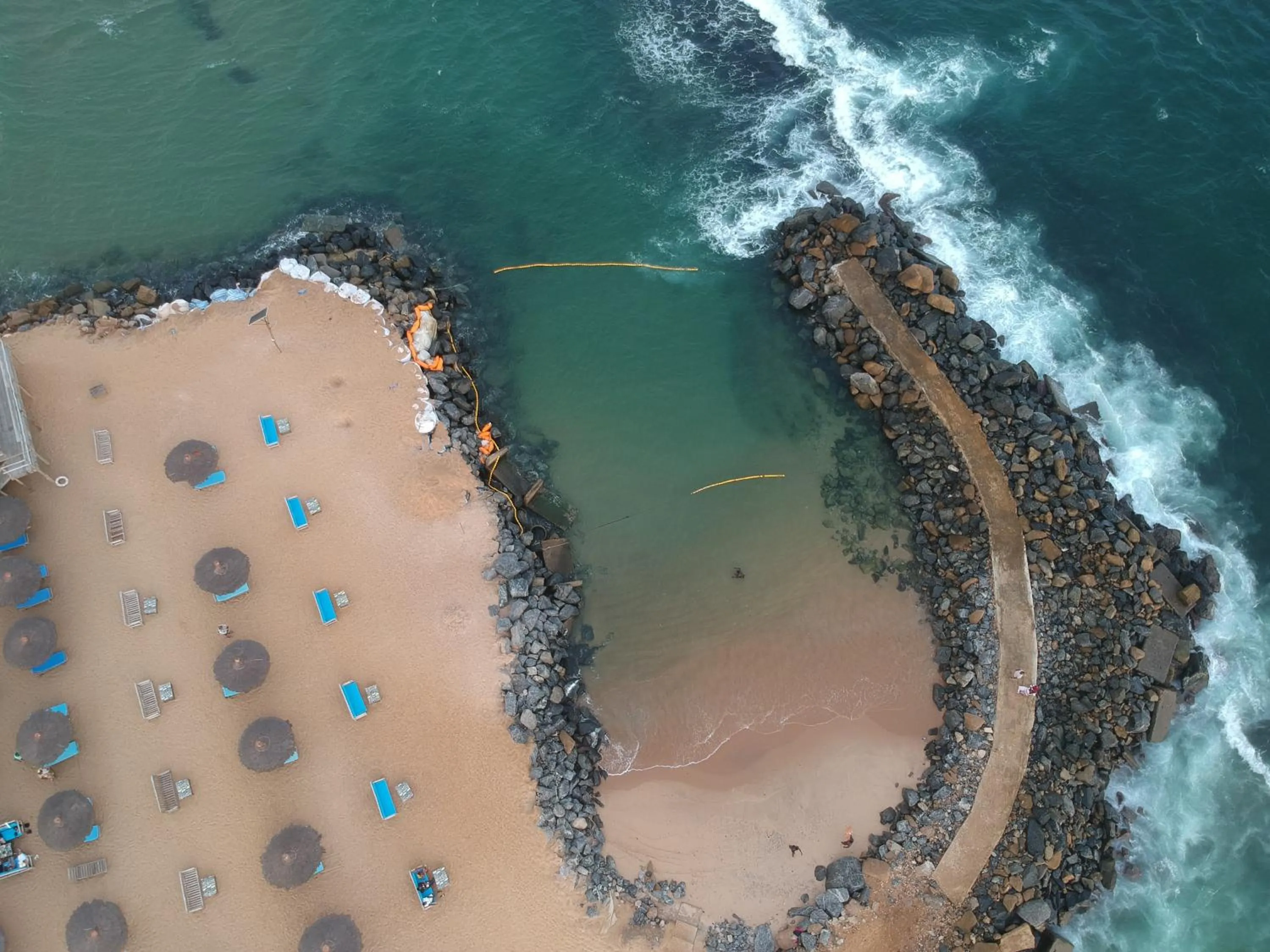 Bird's eye view in Marcelo Beach Club