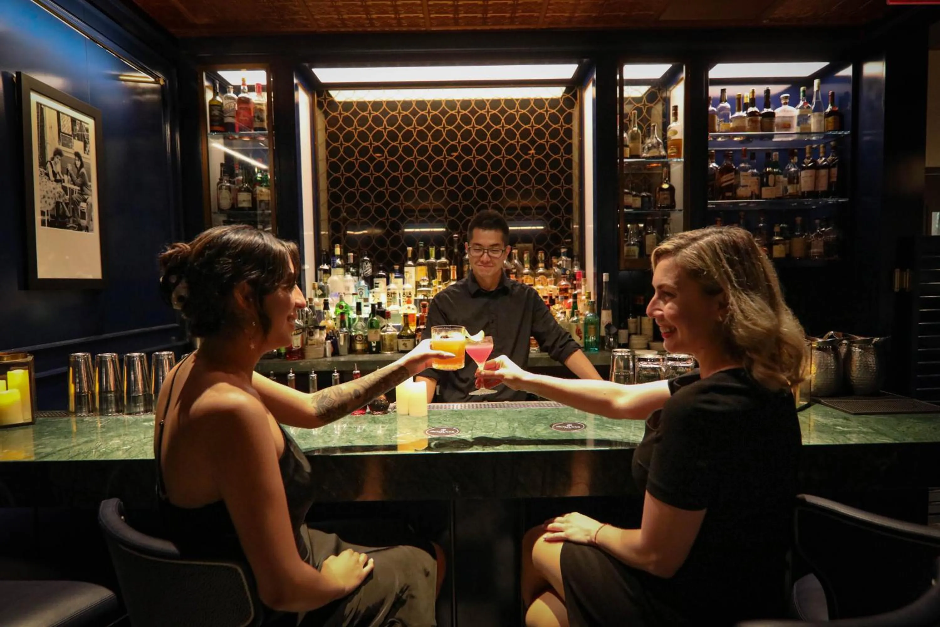 Lounge or bar in Iroquois New York Times Square