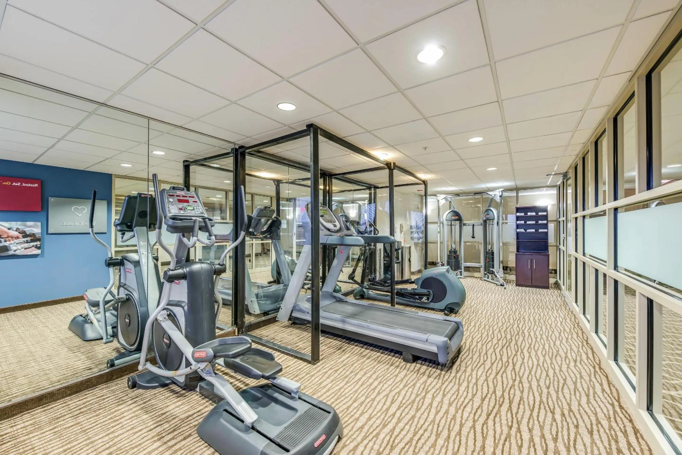 Fitness centre/facilities in Comfort Suites Chicago O'Hare Airport