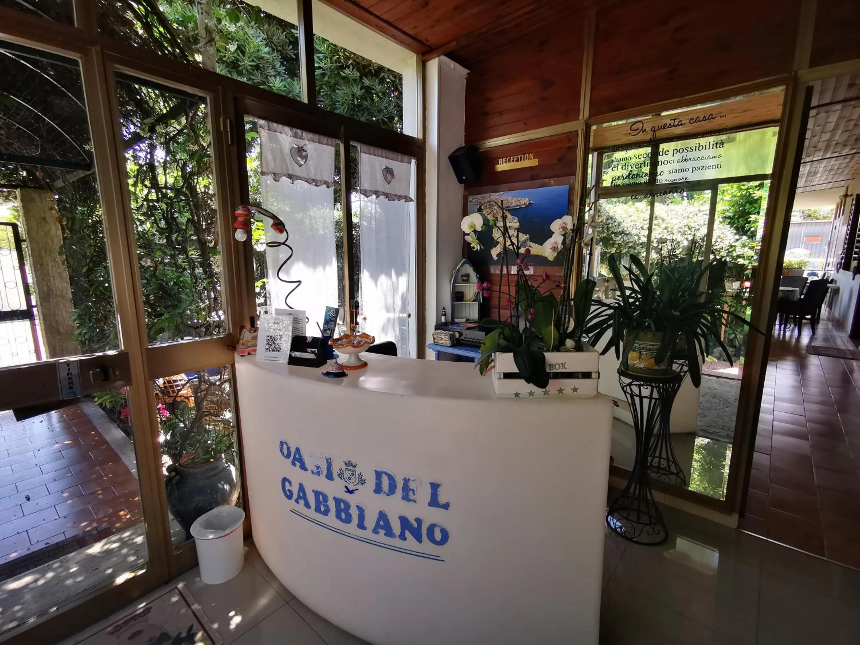 Lobby or reception in Oasi Del Gabbiano