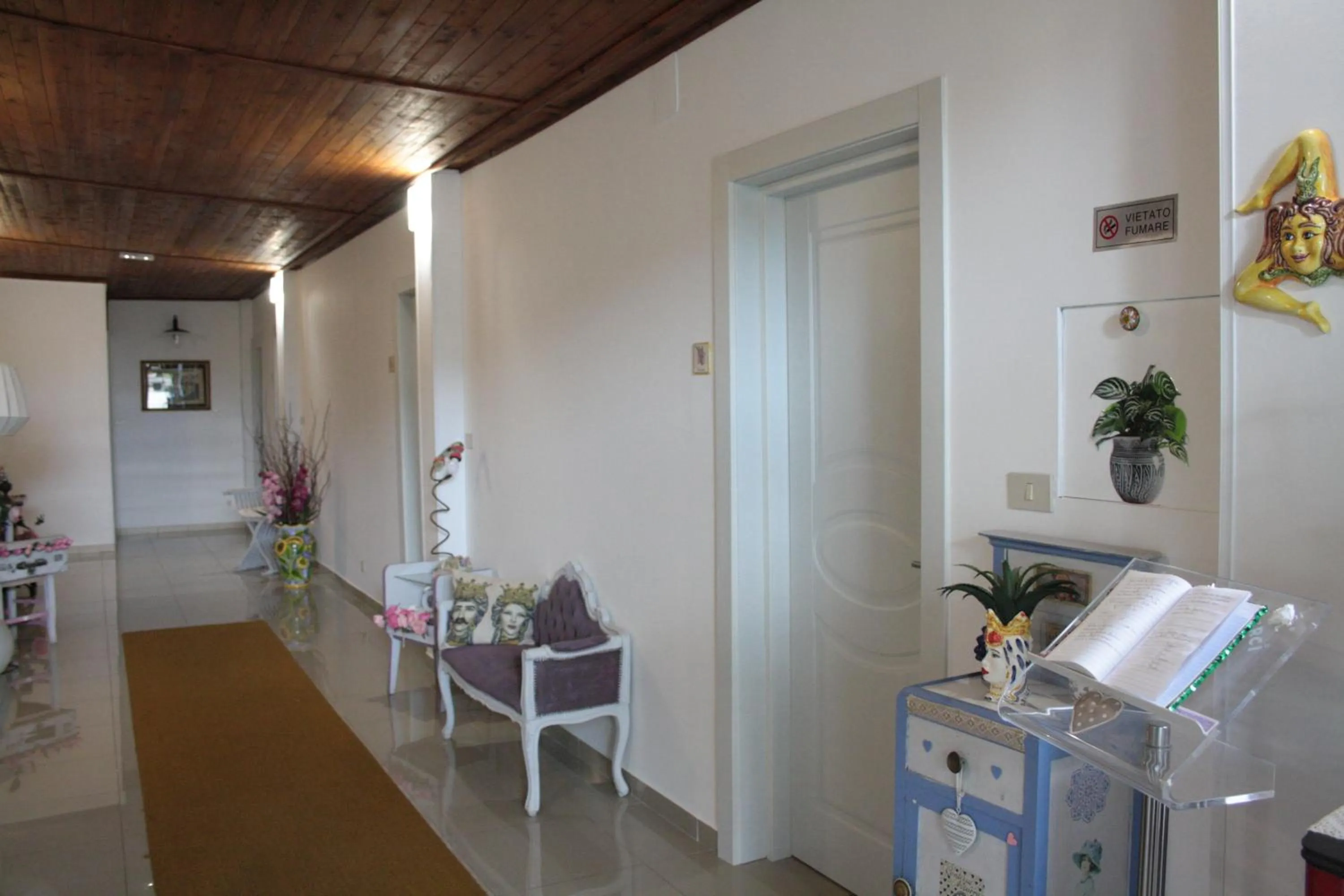 Lobby or reception in Oasi Del Gabbiano