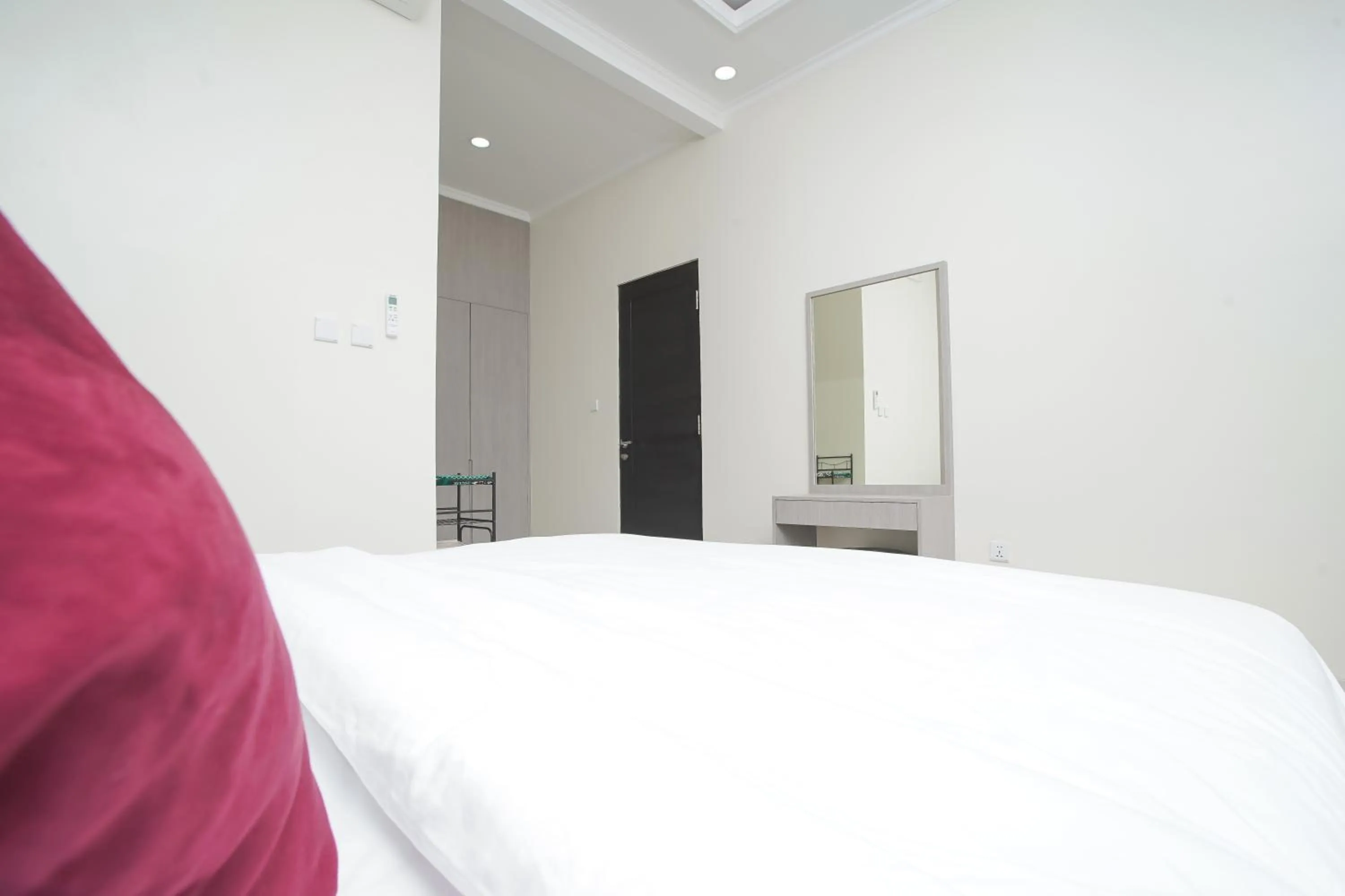 Bed in Nirvana Villas Puncak