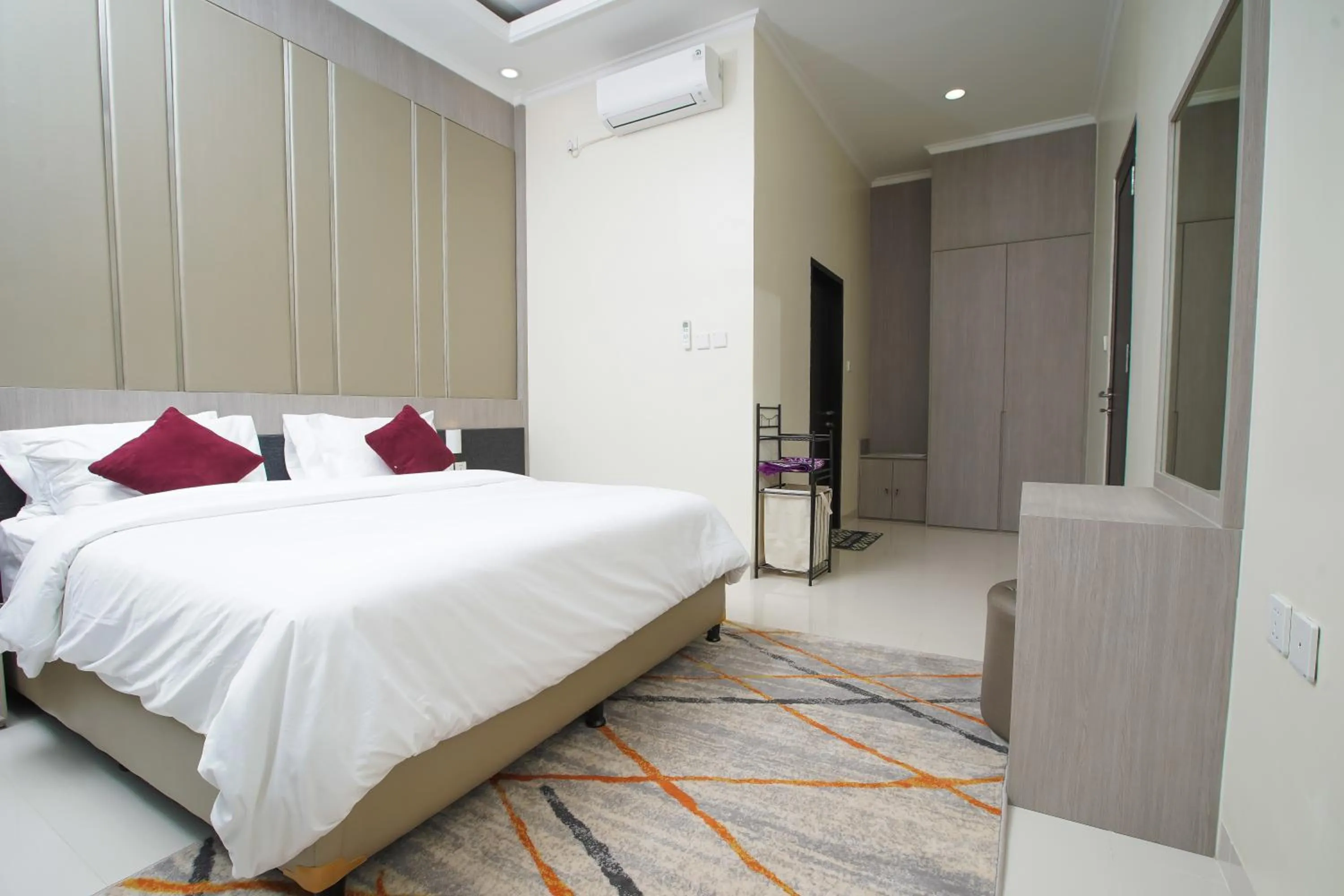 Bed in Nirvana Villas Puncak