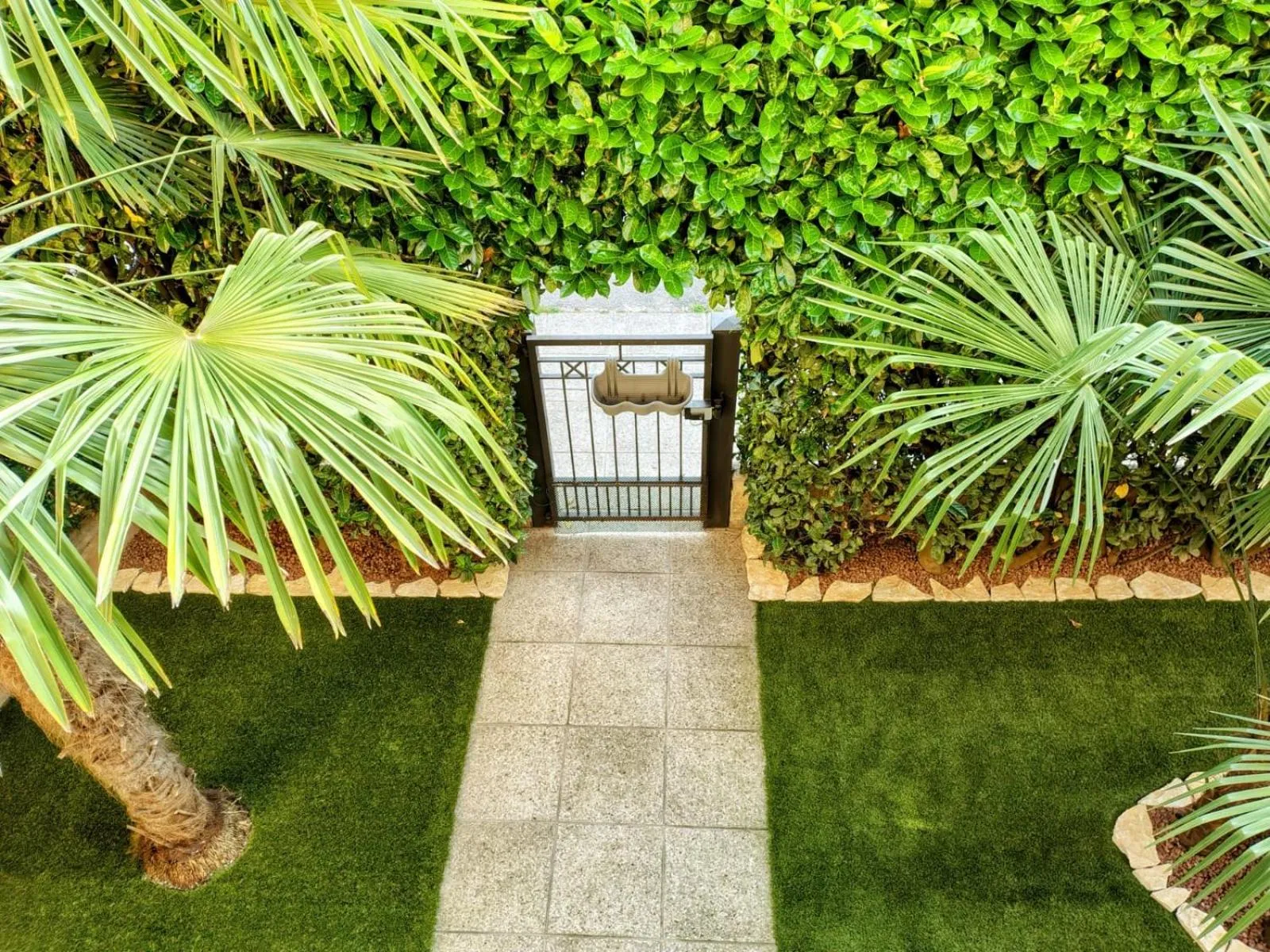 Garden in B&B La Delice