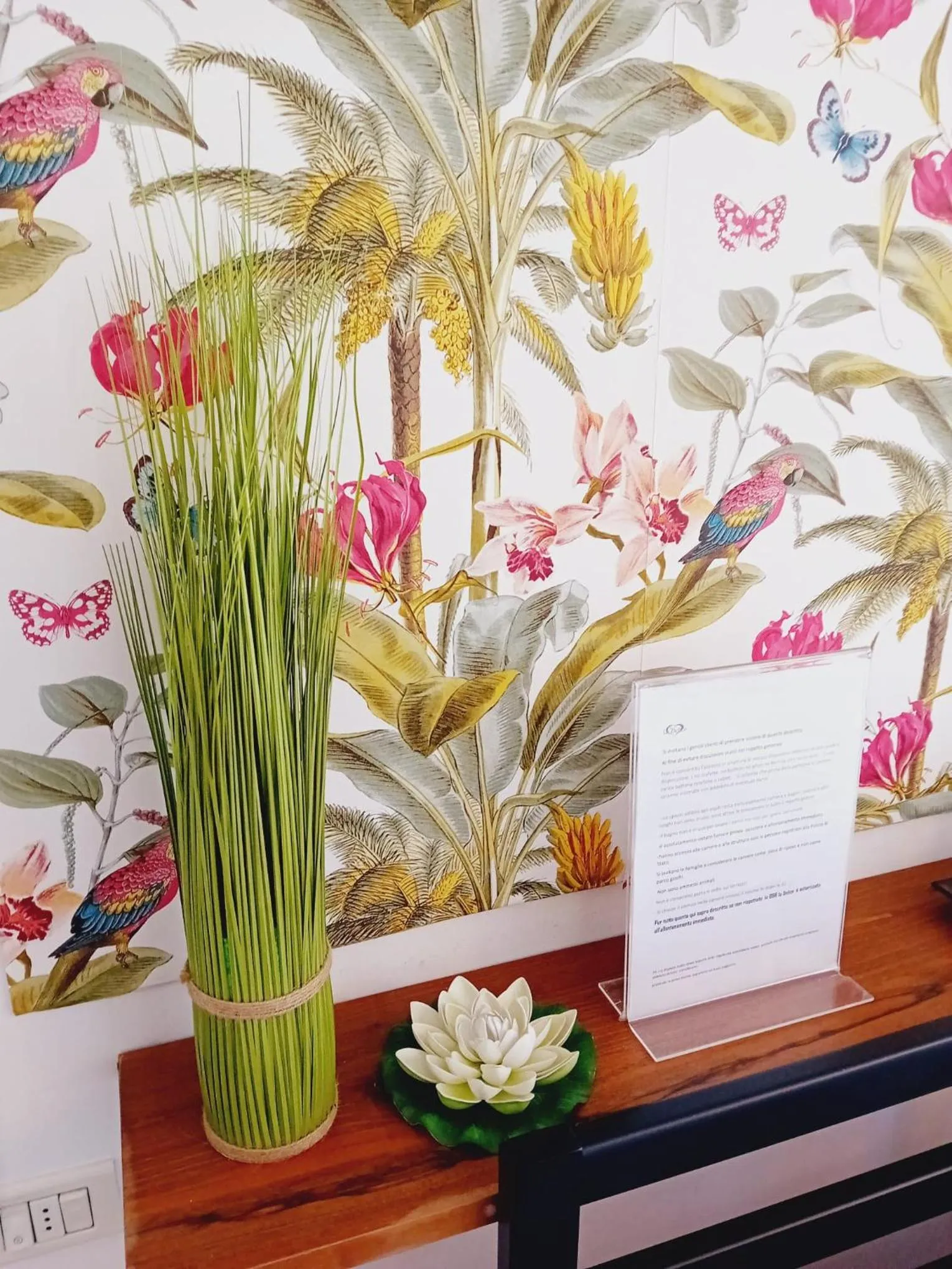 Decorative detail in B&B La Delice