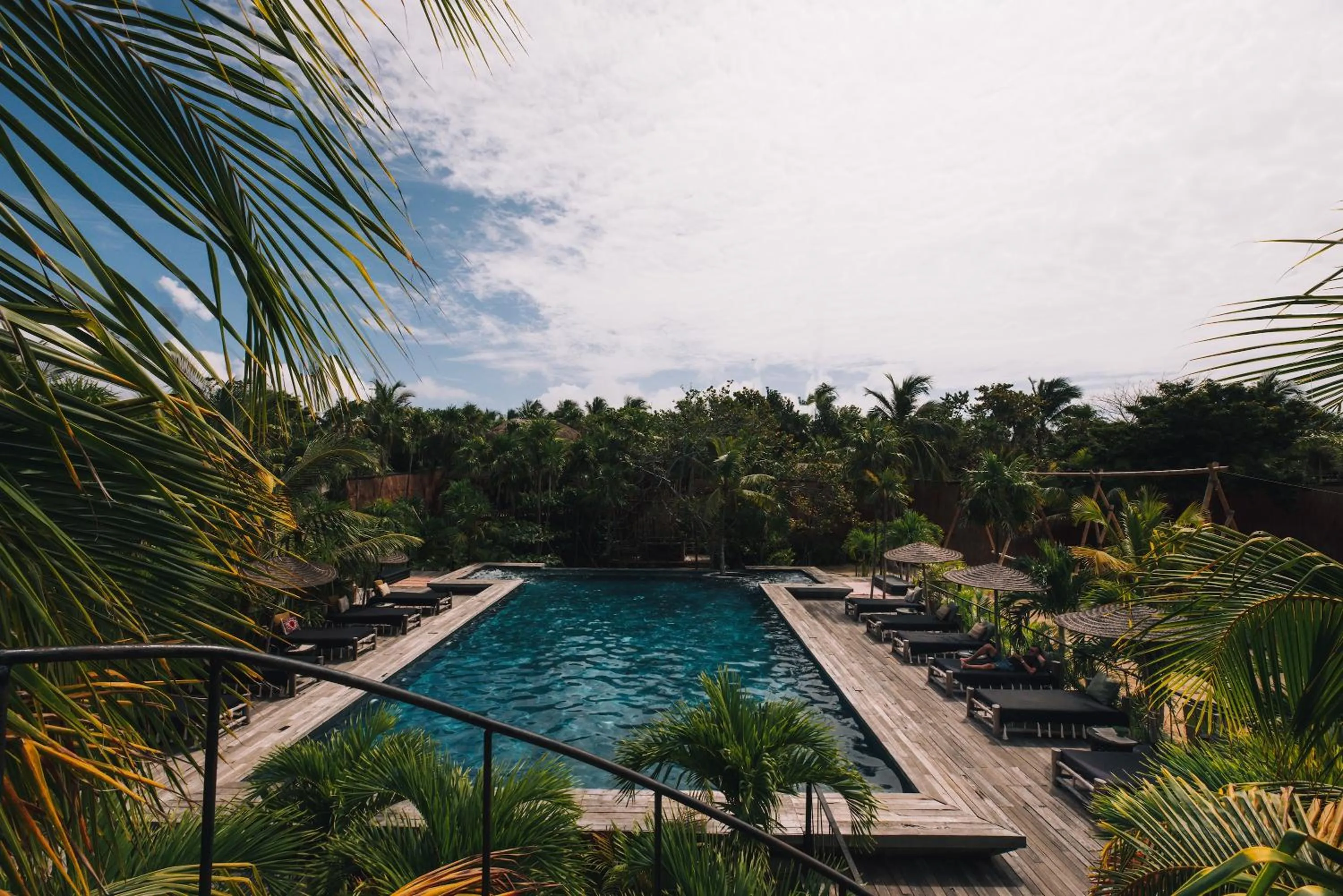 Pool view in Radhoo Tulum
