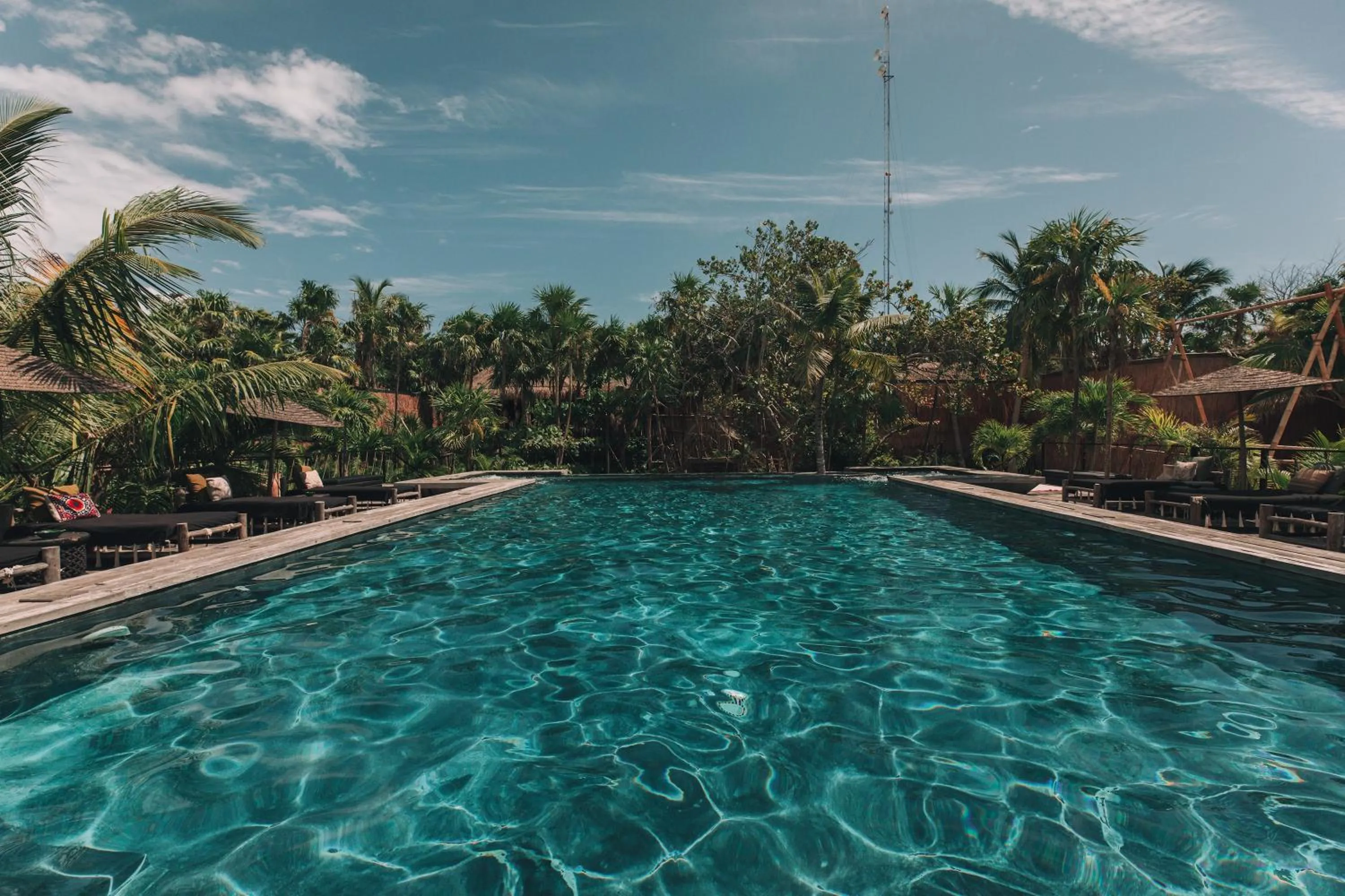 Pool view in Radhoo Tulum