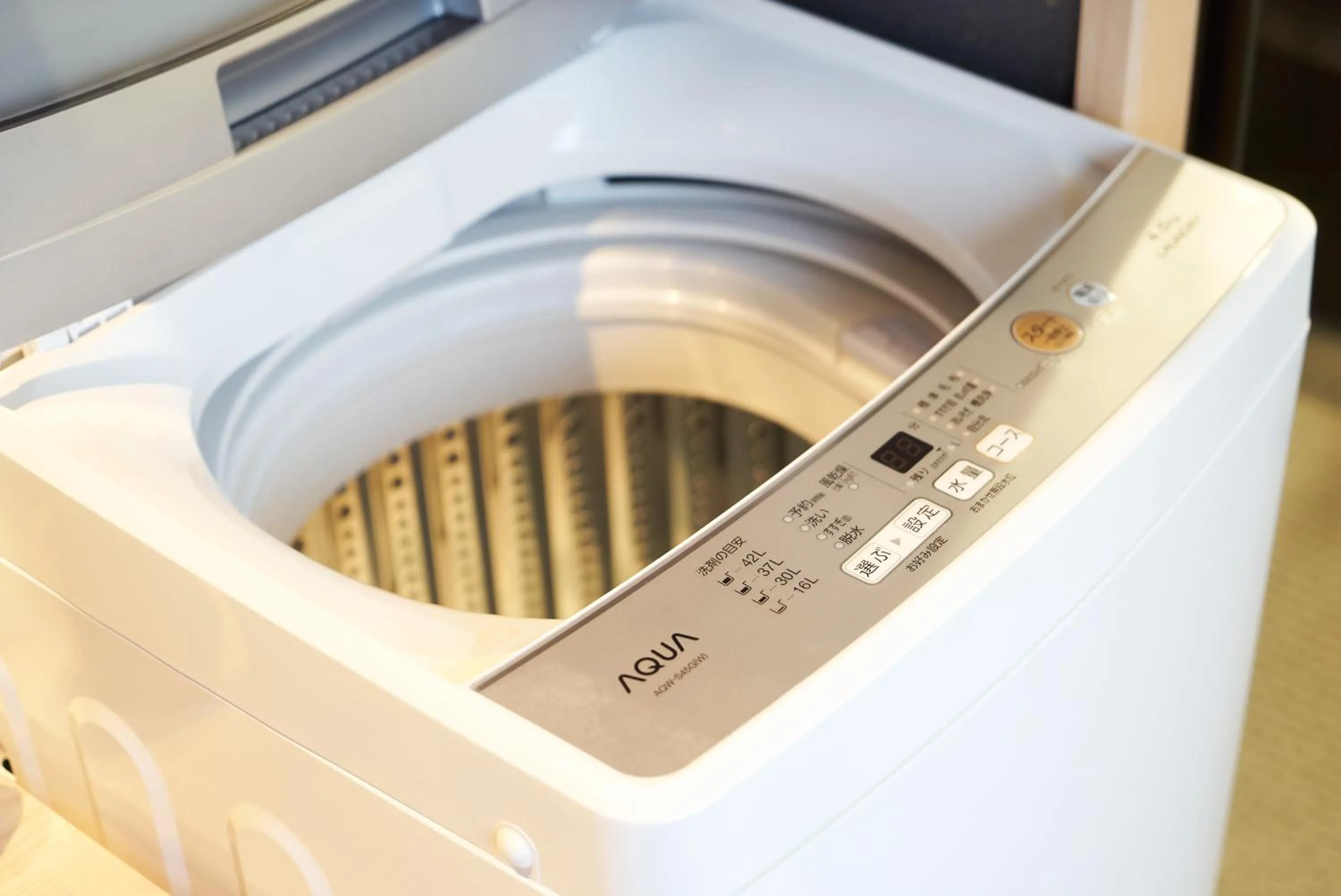 washing machine in プライベートホテル 四季の彩