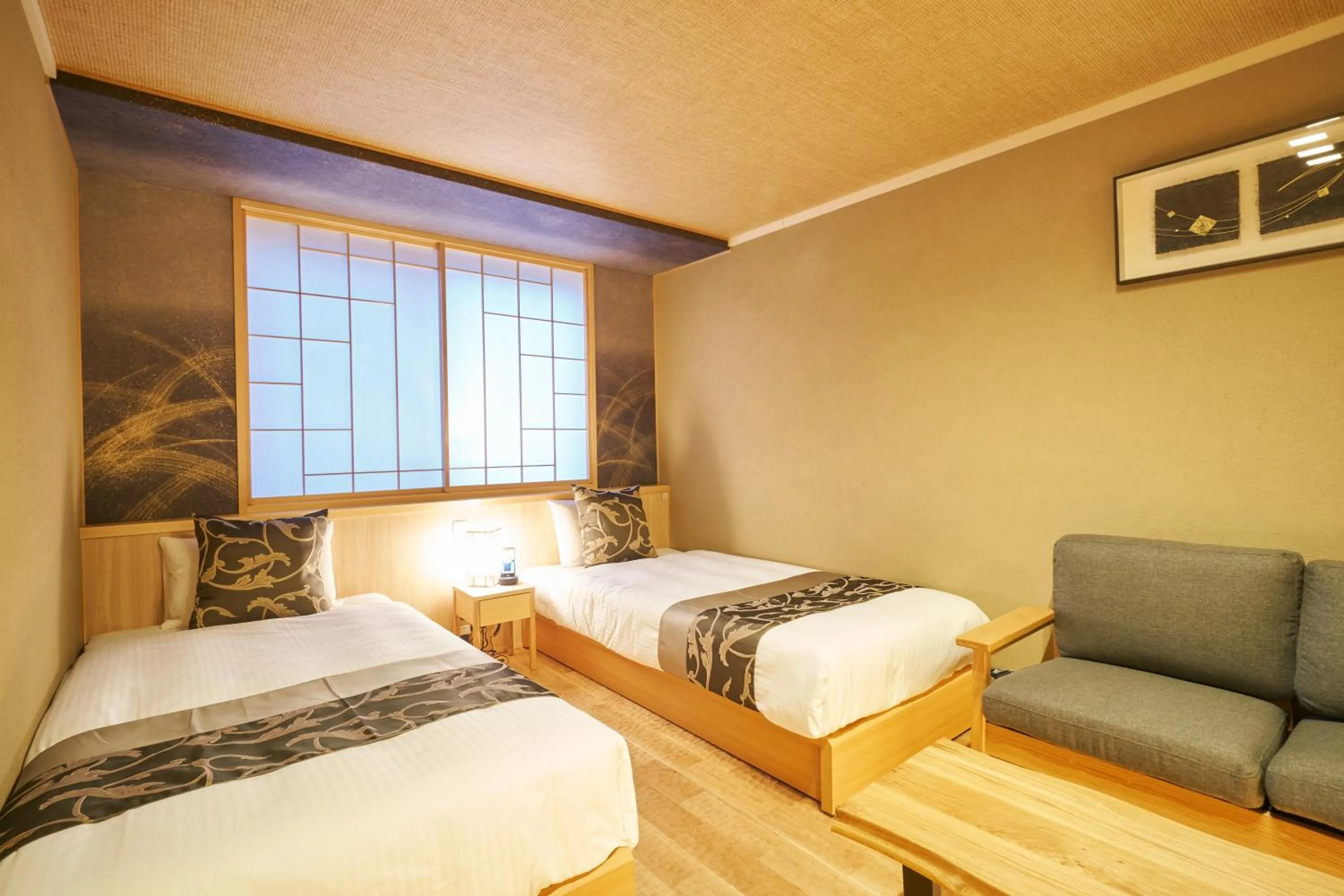 Bed in プライベートホテル 四季の彩