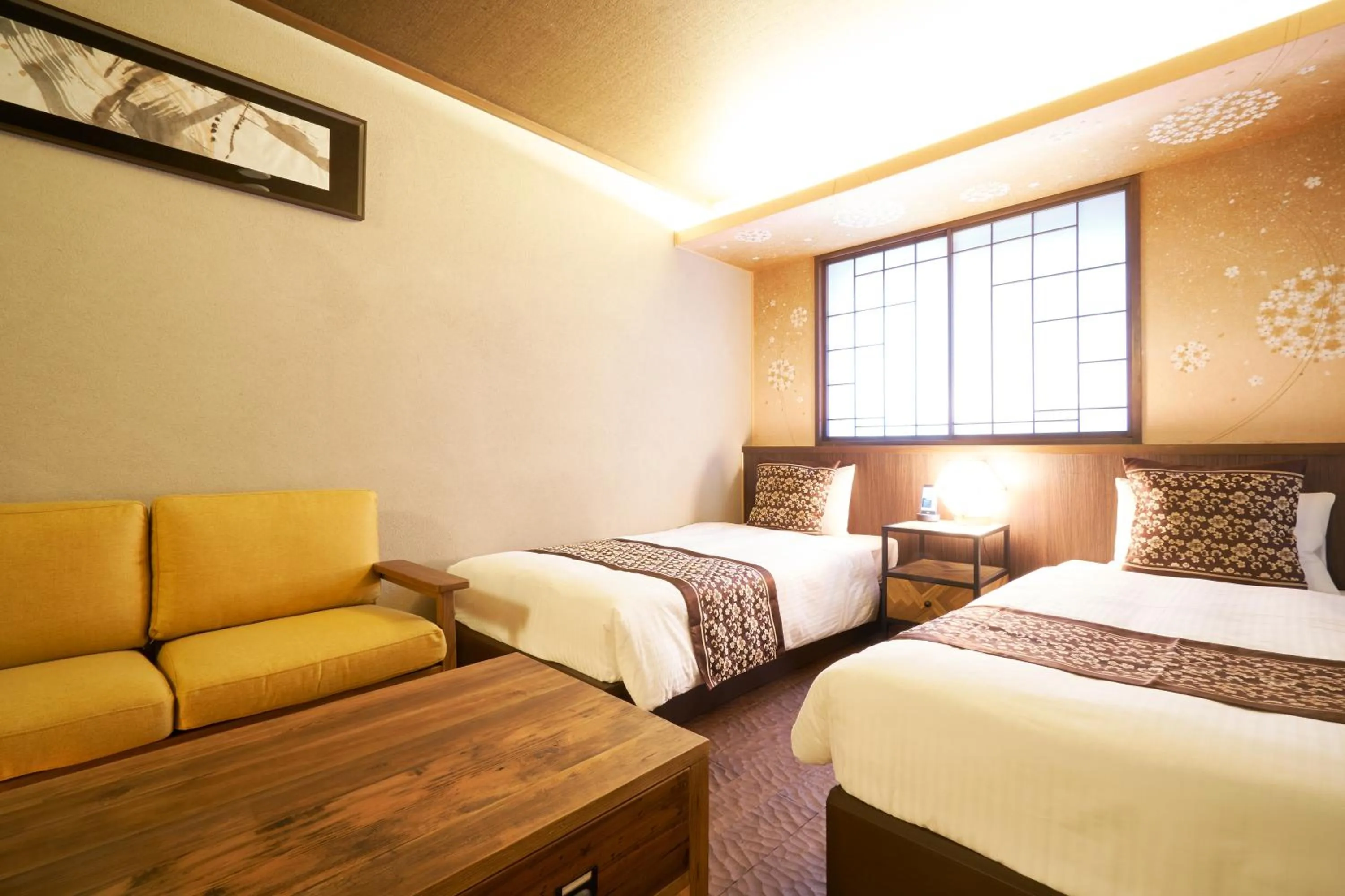 Bed in プライベートホテル 四季の彩