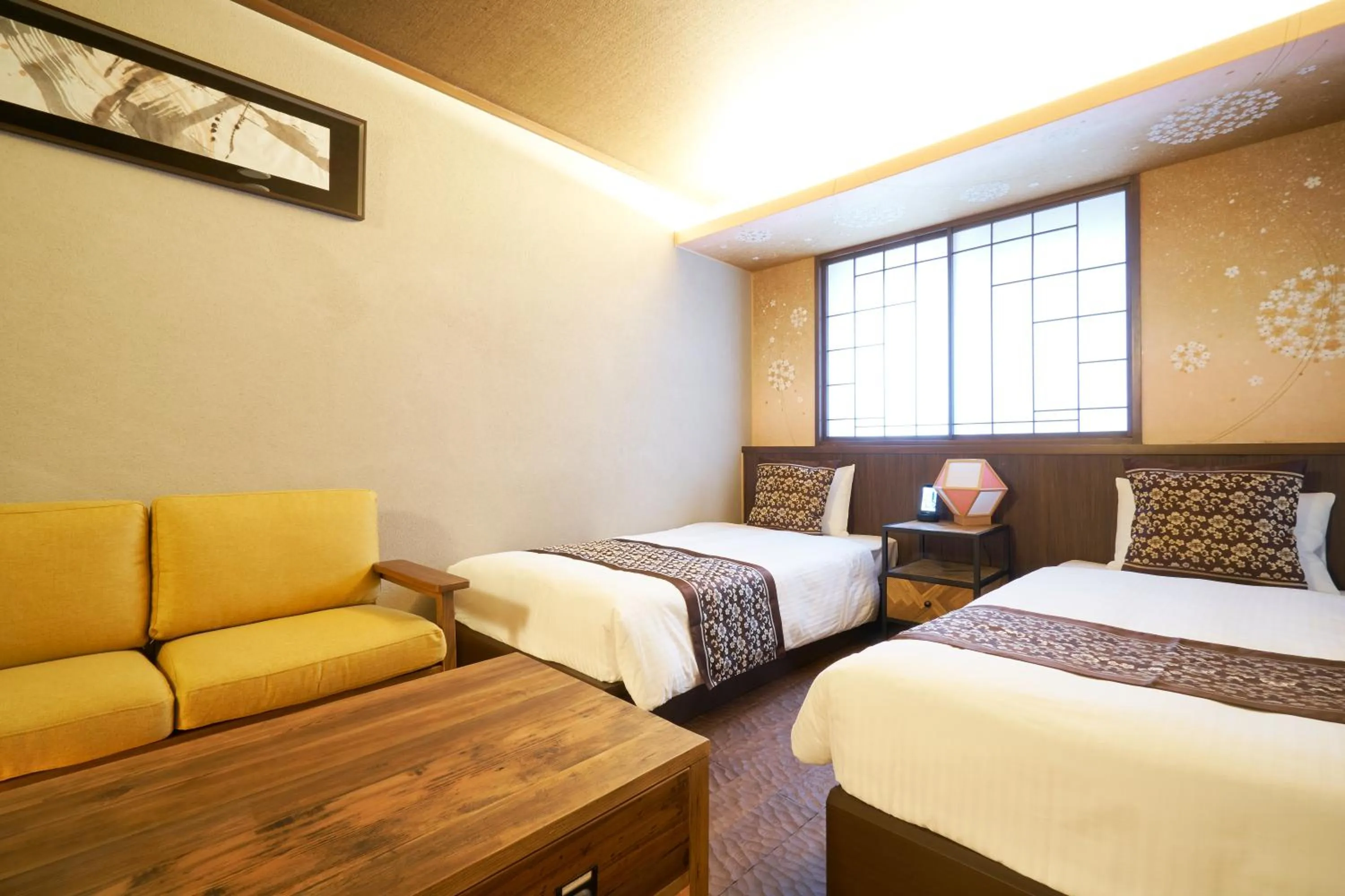 Bed in プライベートホテル 四季の彩