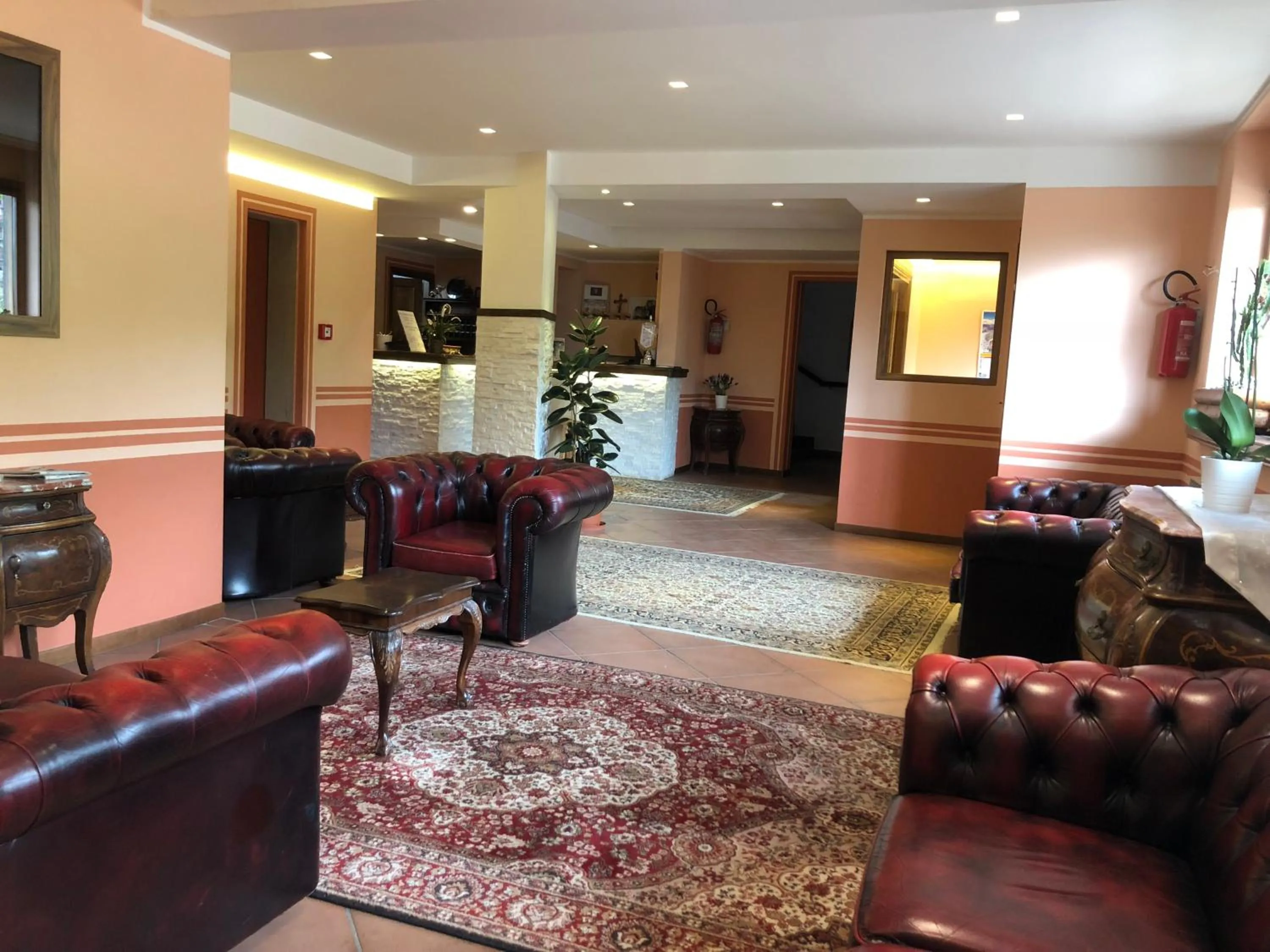 Lobby or reception in Hotel Campo Felice