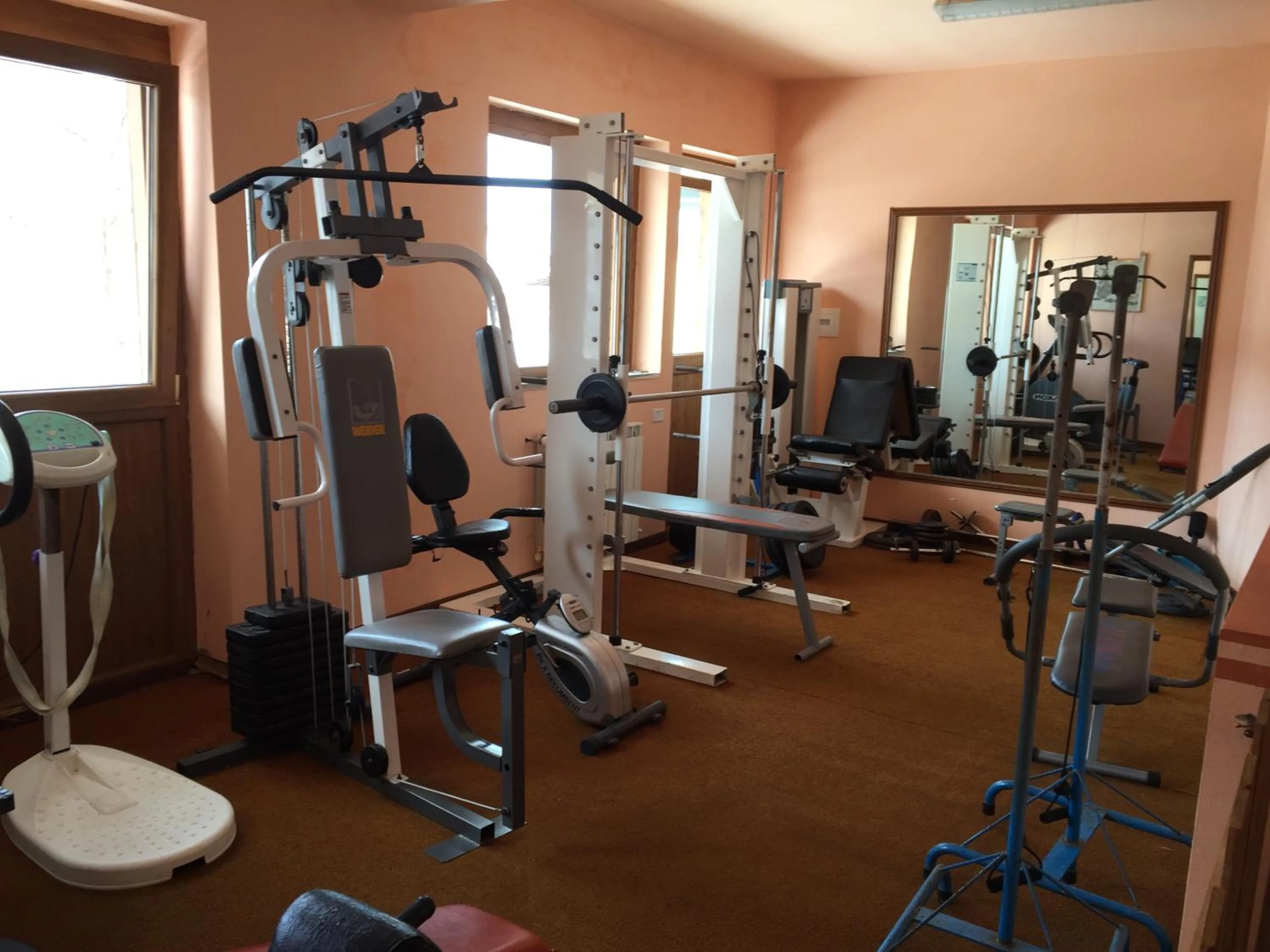 Fitness centre/facilities in Hotel Campo Felice