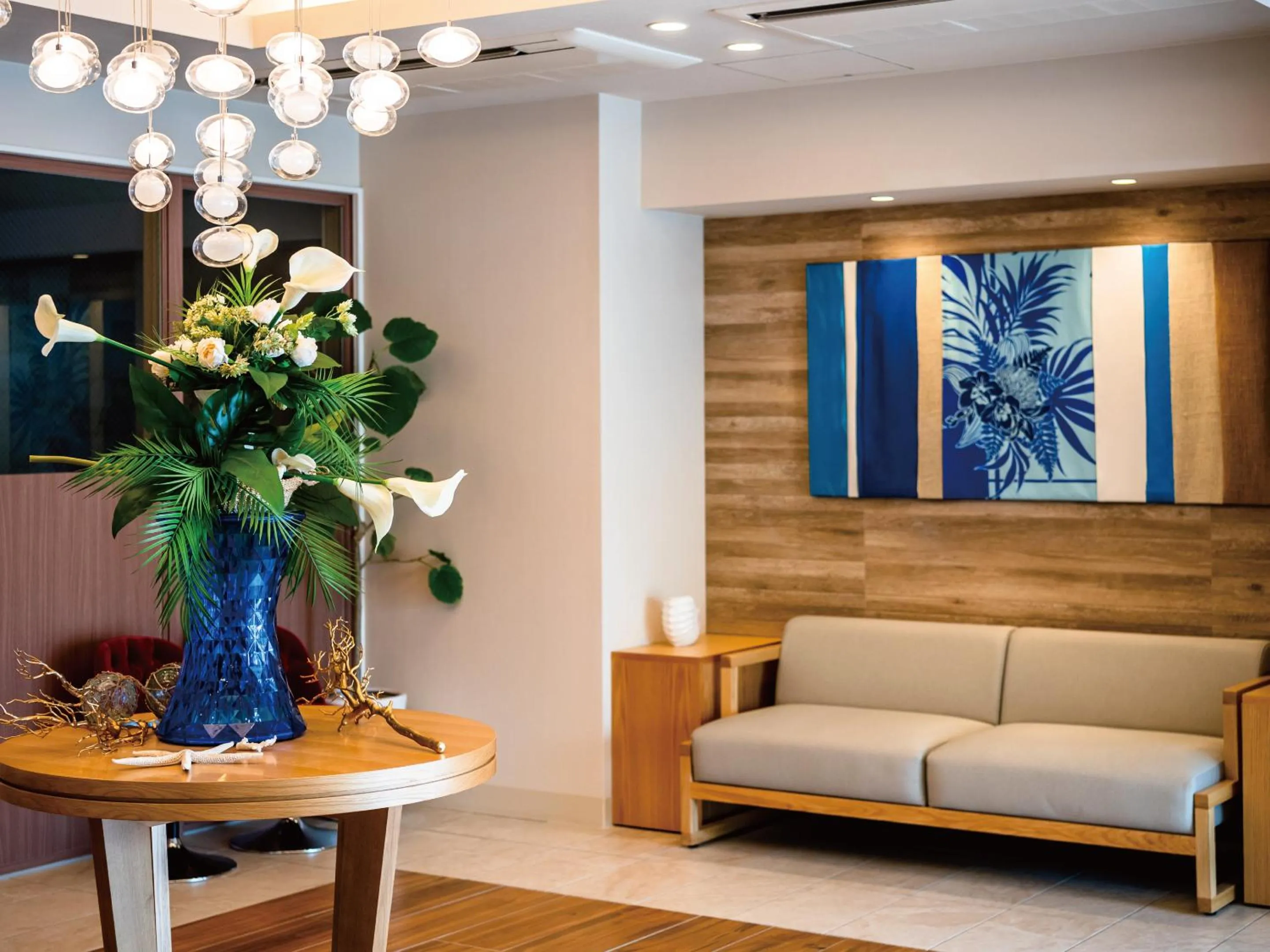 Lobby or reception in Aqua Palace Chatan by Coldio Premium