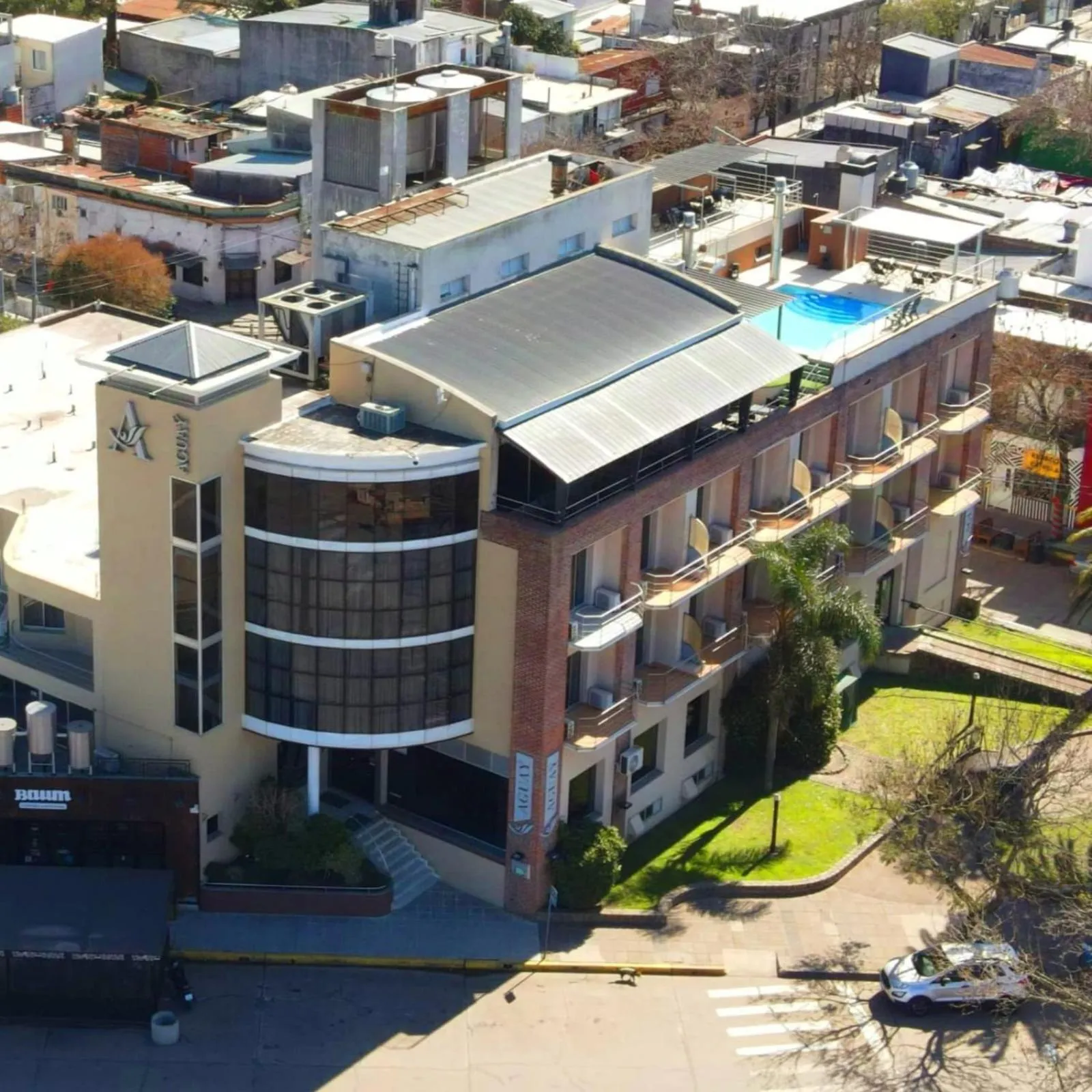 Bird's eye view in Hotel Aguaý