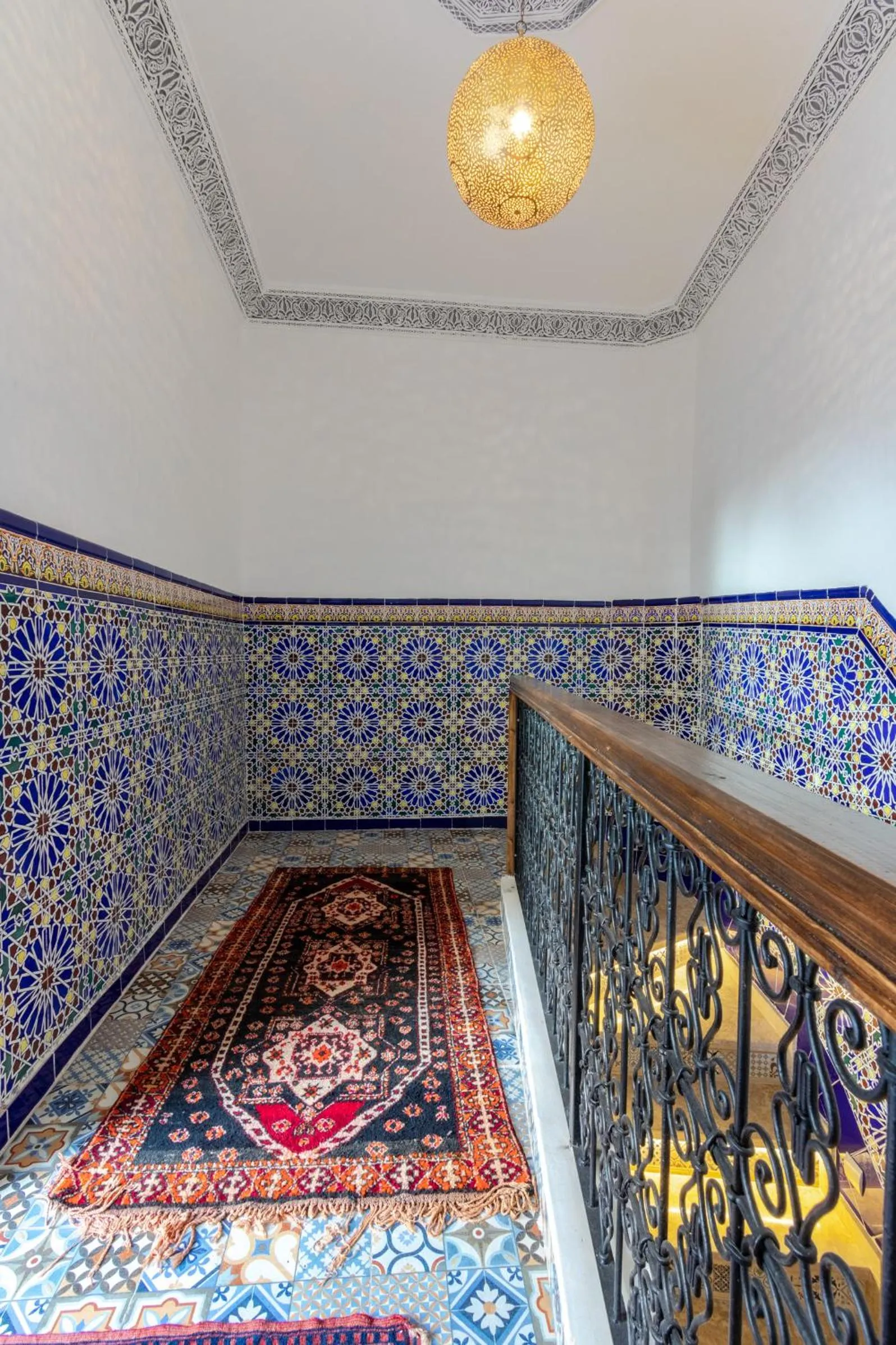 Decorative detail in Riad Medina Art & Suites