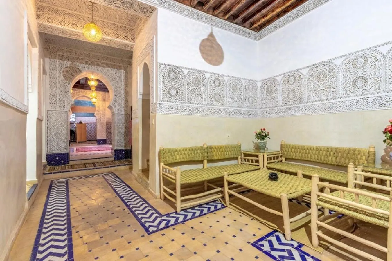 Lobby or reception in Riad Medina Art & Suites