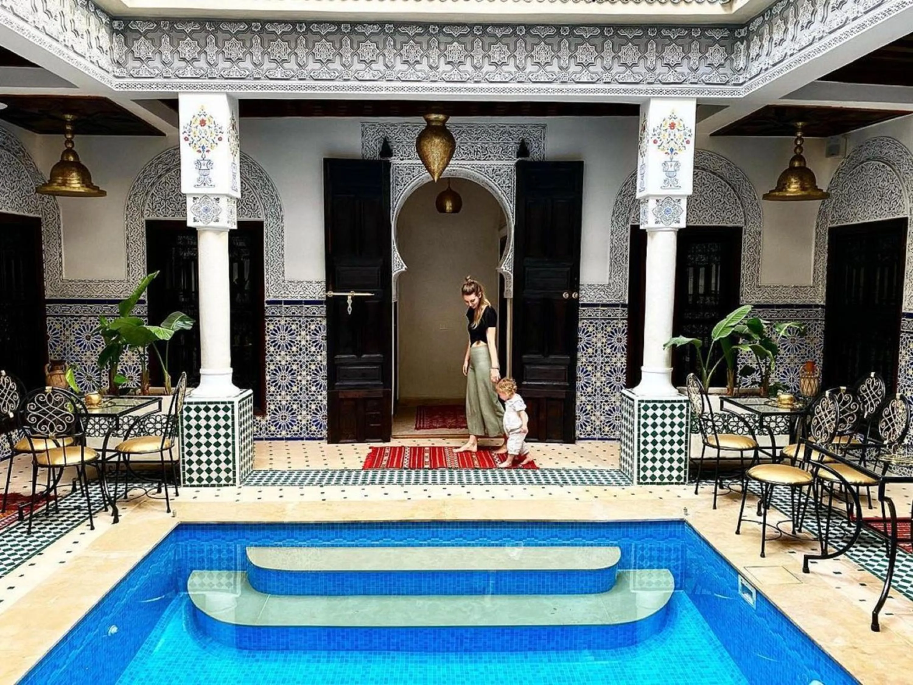 Swimming pool in Riad Medina Art & Suites