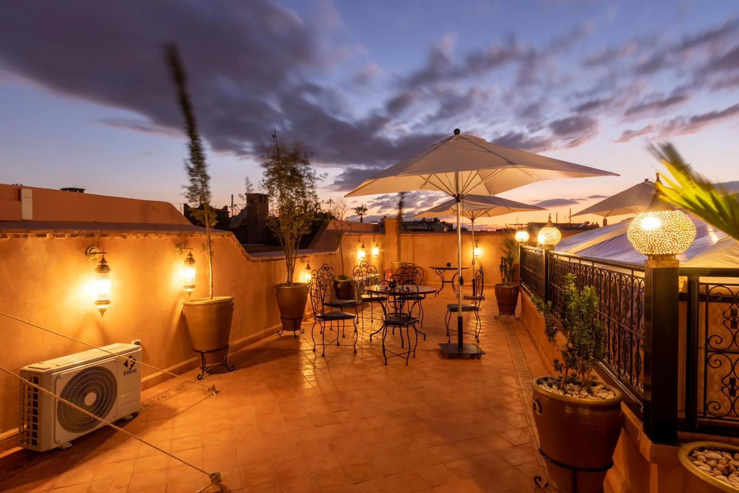 Patio in Riad Medina Art & Suites