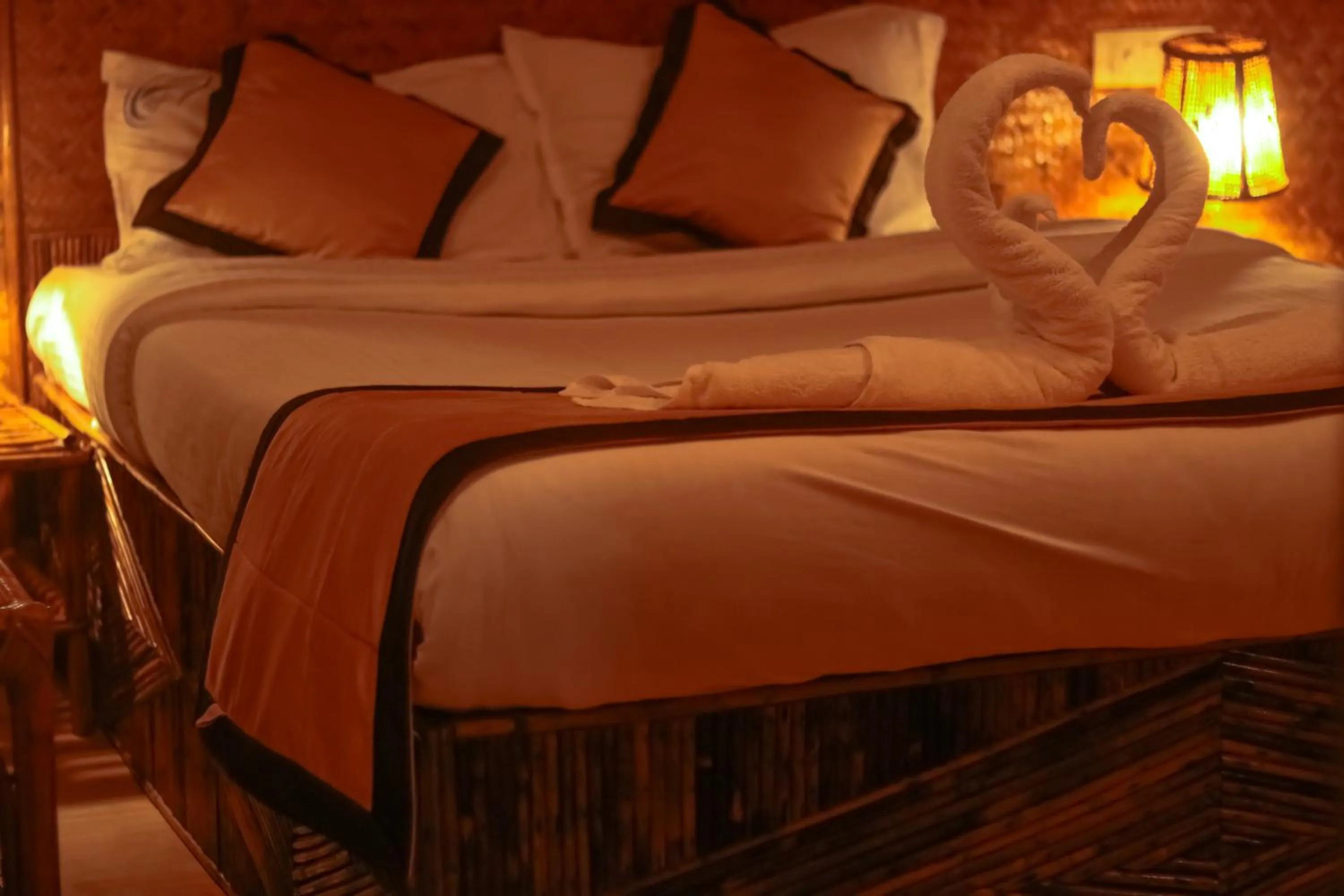 Bed in Blue Bird Resort