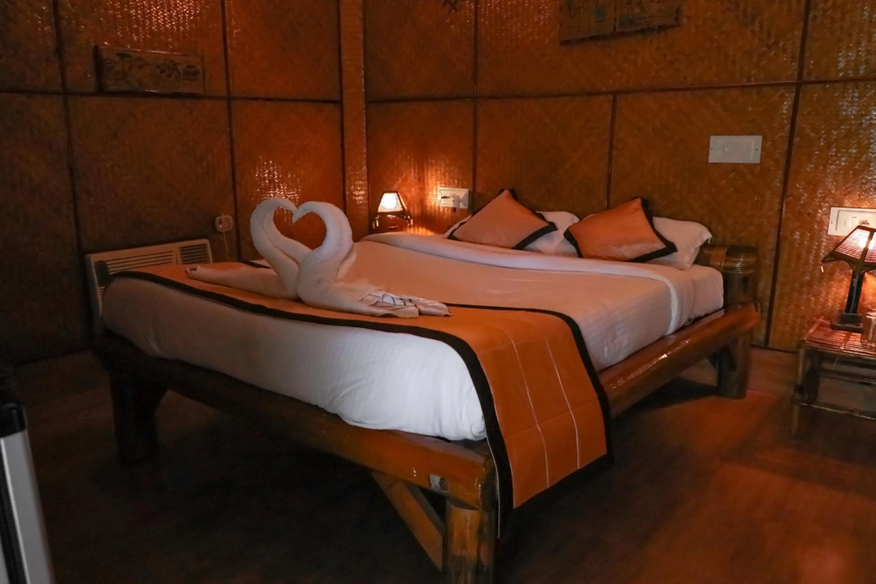 Bed in Blue Bird Resort