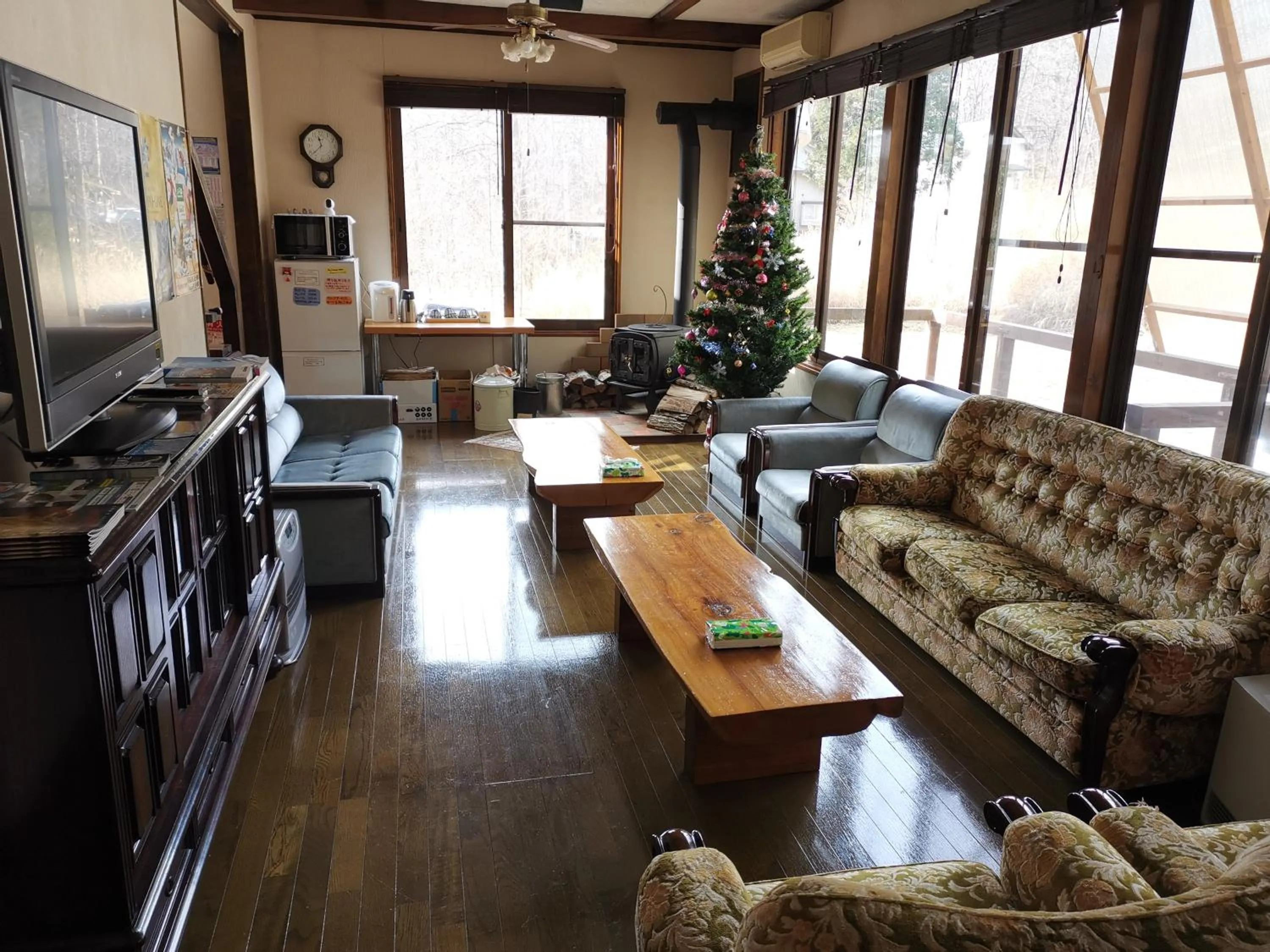 Living room in Hakuba Powder Republic