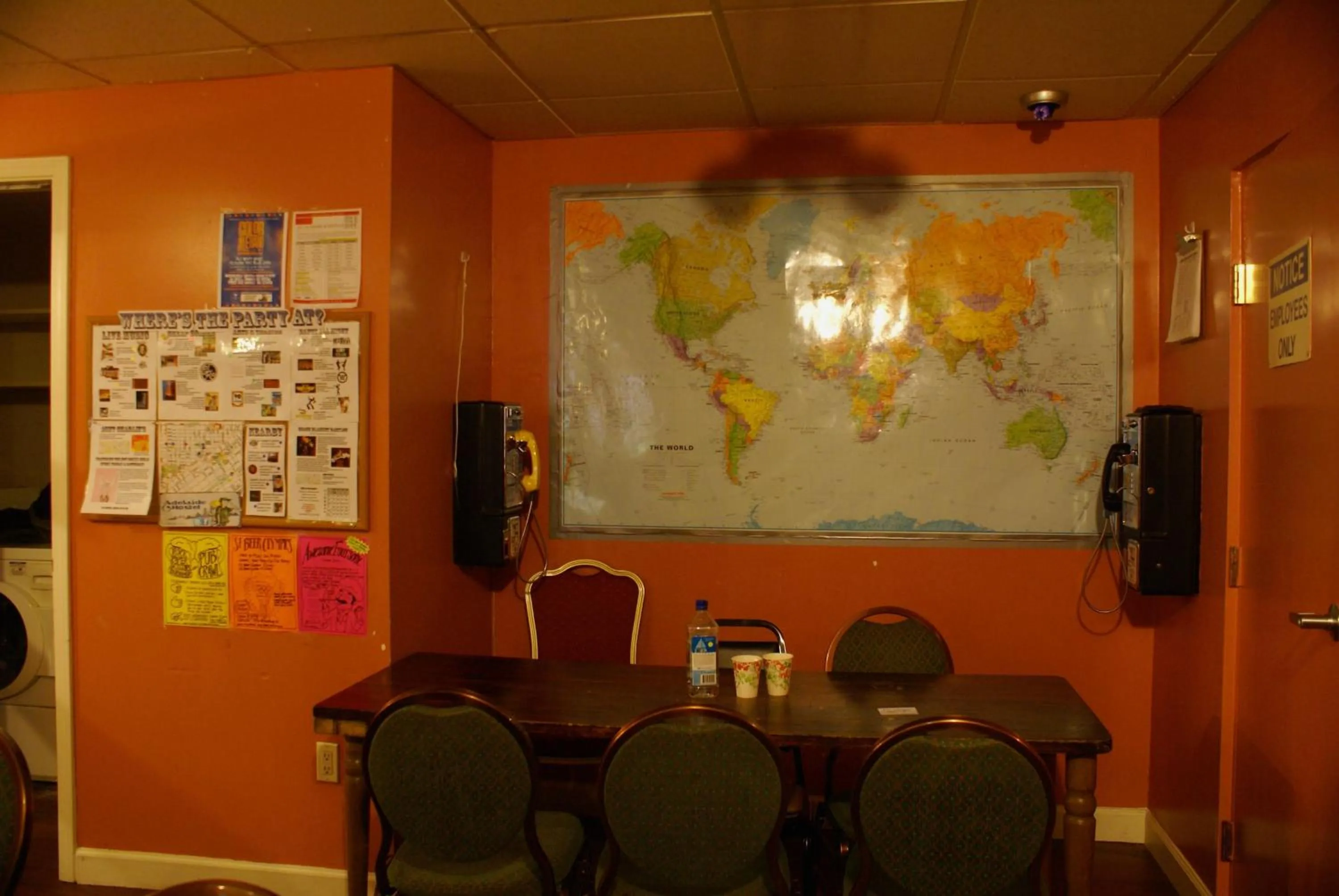 Lobby or reception in Adelaide Hostel