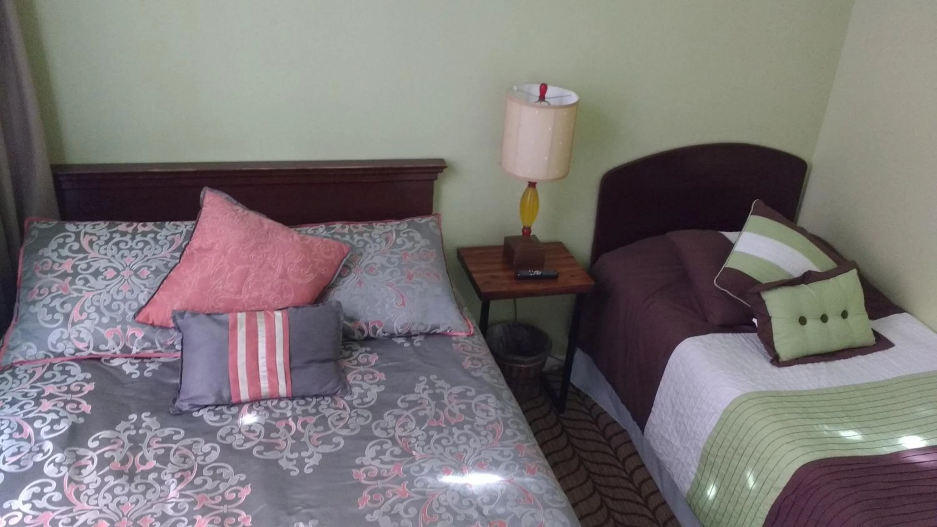 Decorative detail, Bed in Adelaide Hostel