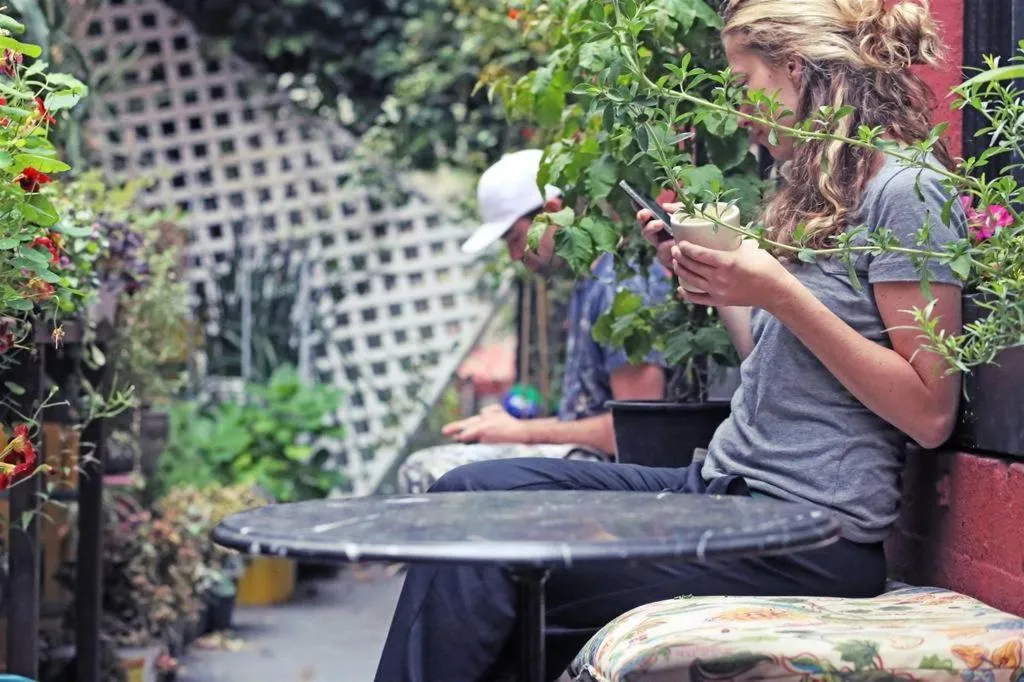 Balcony/Terrace in Adelaide Hostel